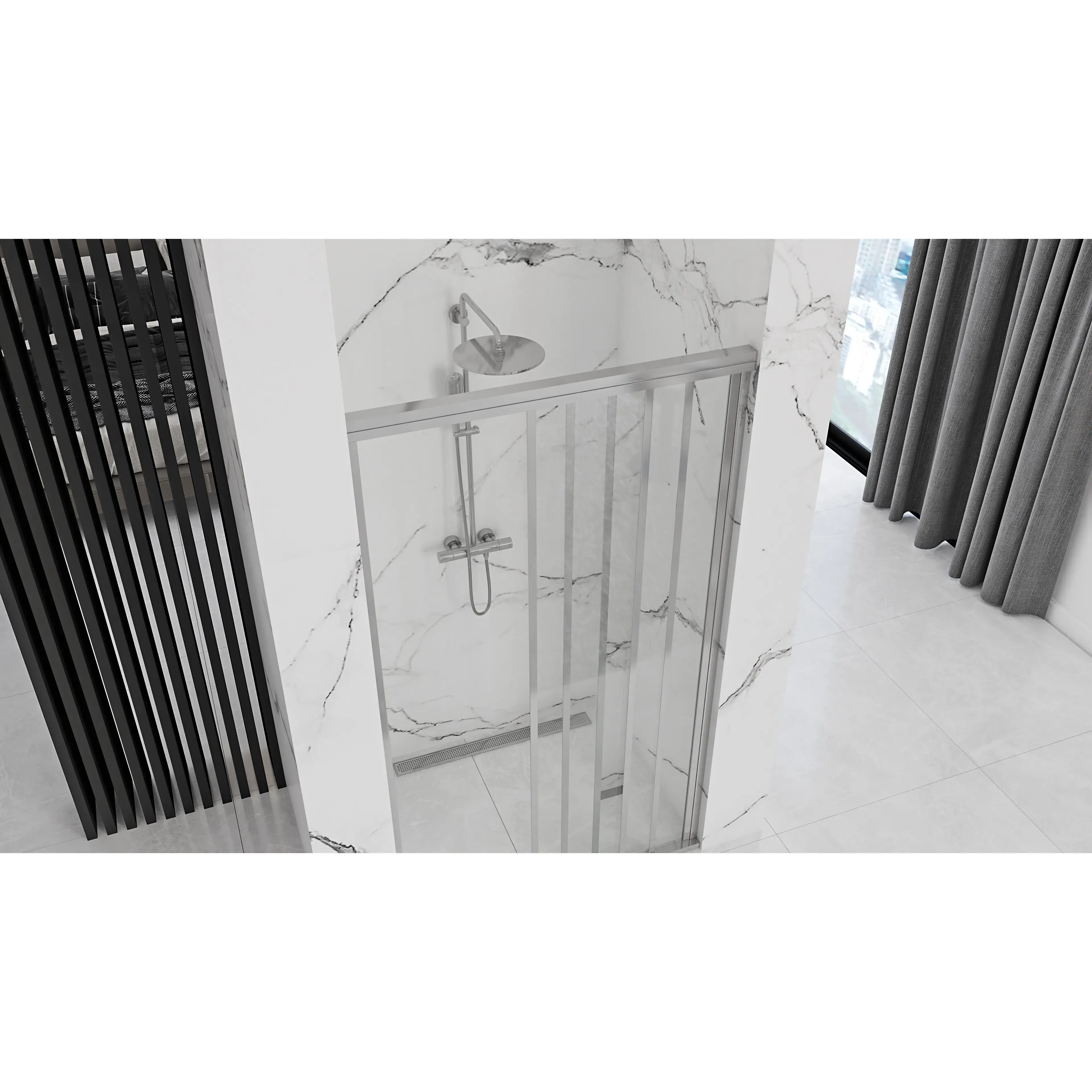 Porte de douche Rea Alex 90