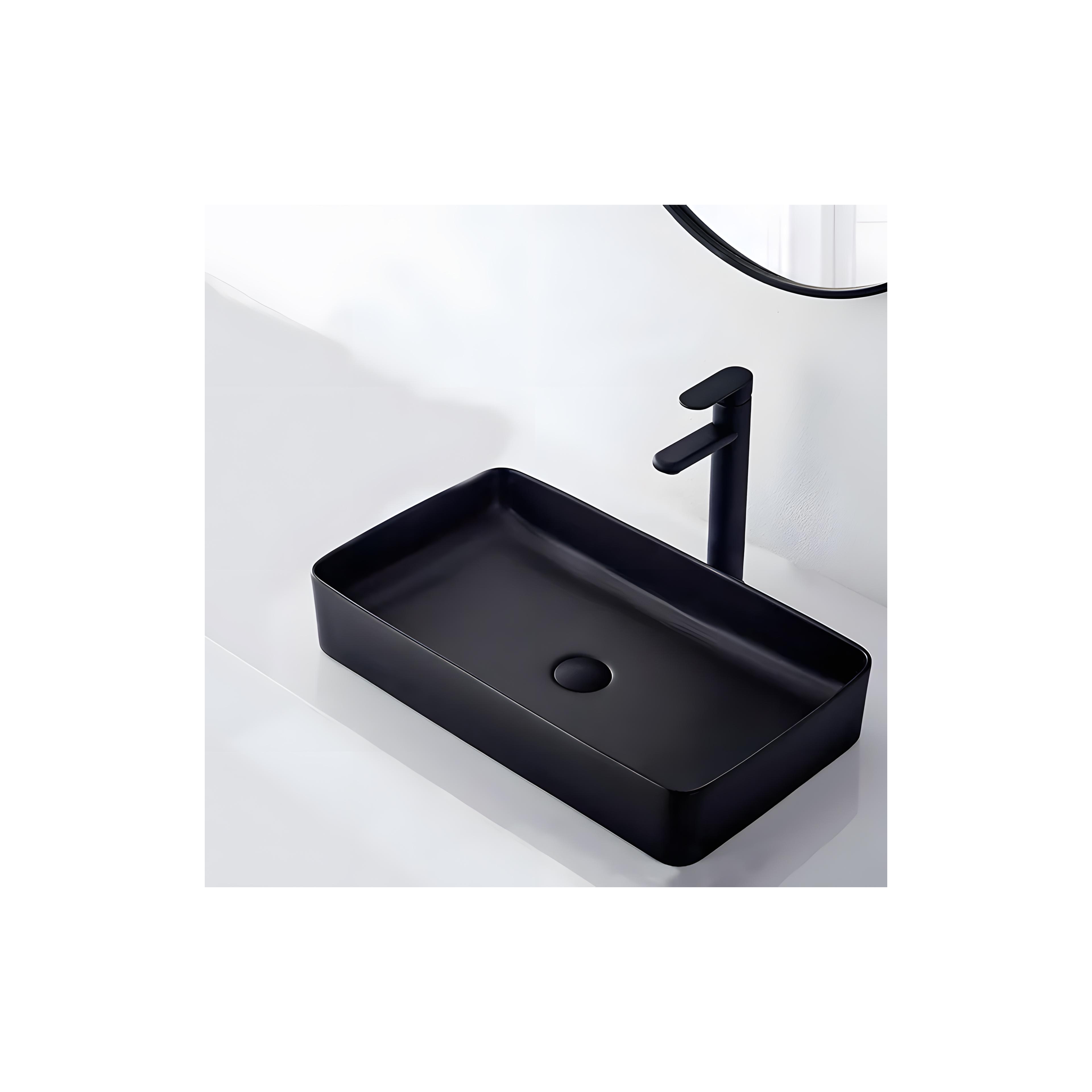 Aufsatzwaschbecken Denis black Mat