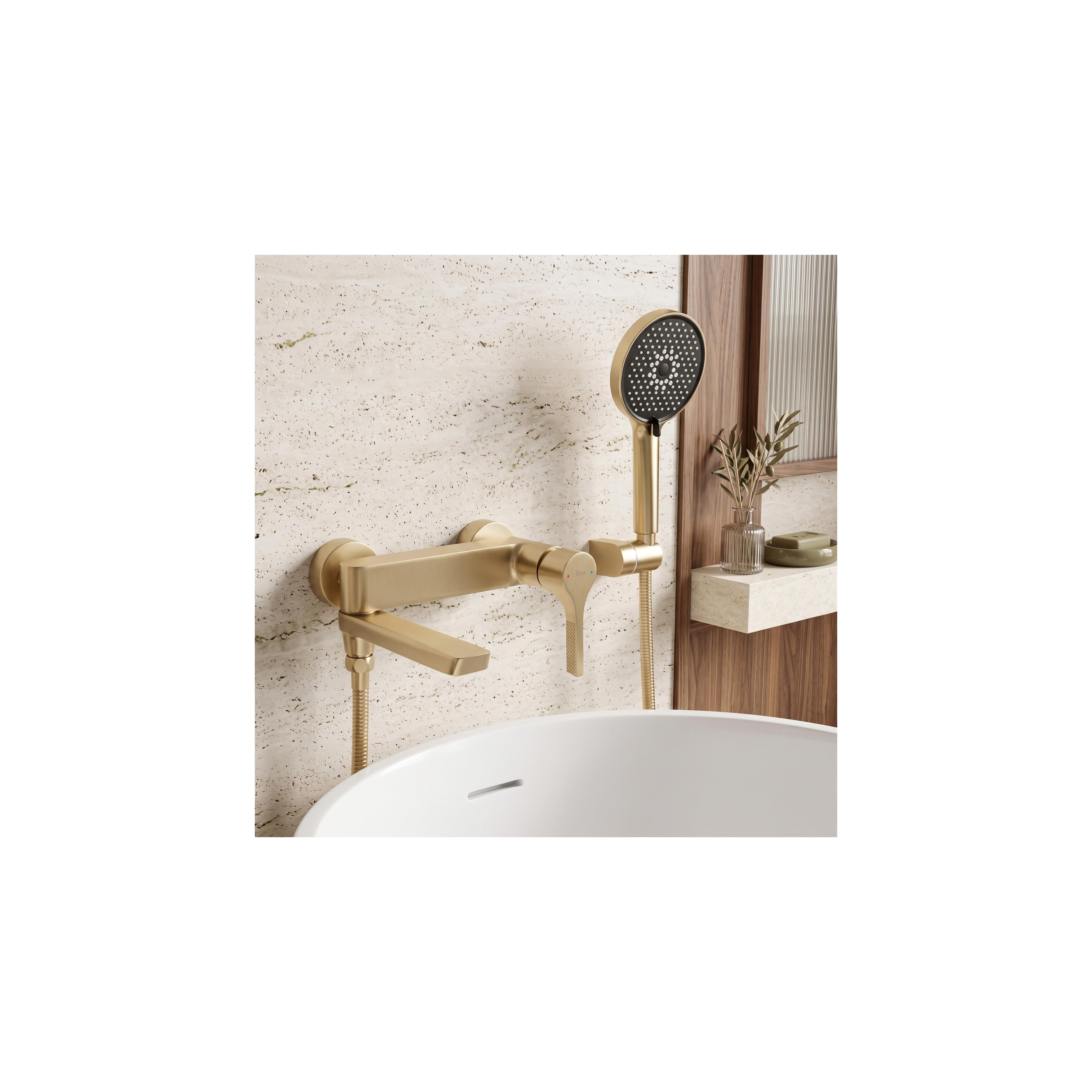 Wannenarmatur PREMIUM Rea Maxim Brush Gold