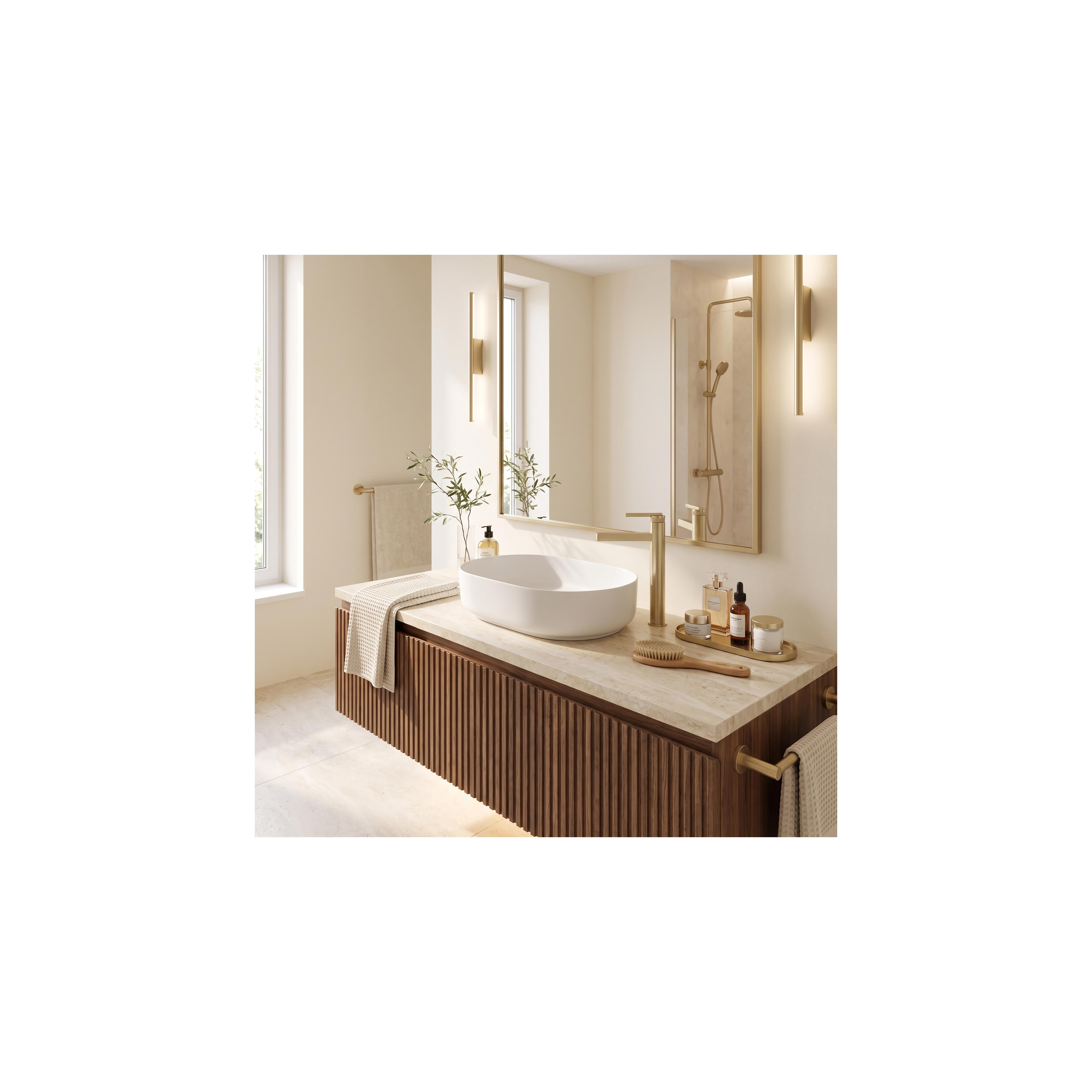 Bathroom faucet Rea Grace Brush Gold High