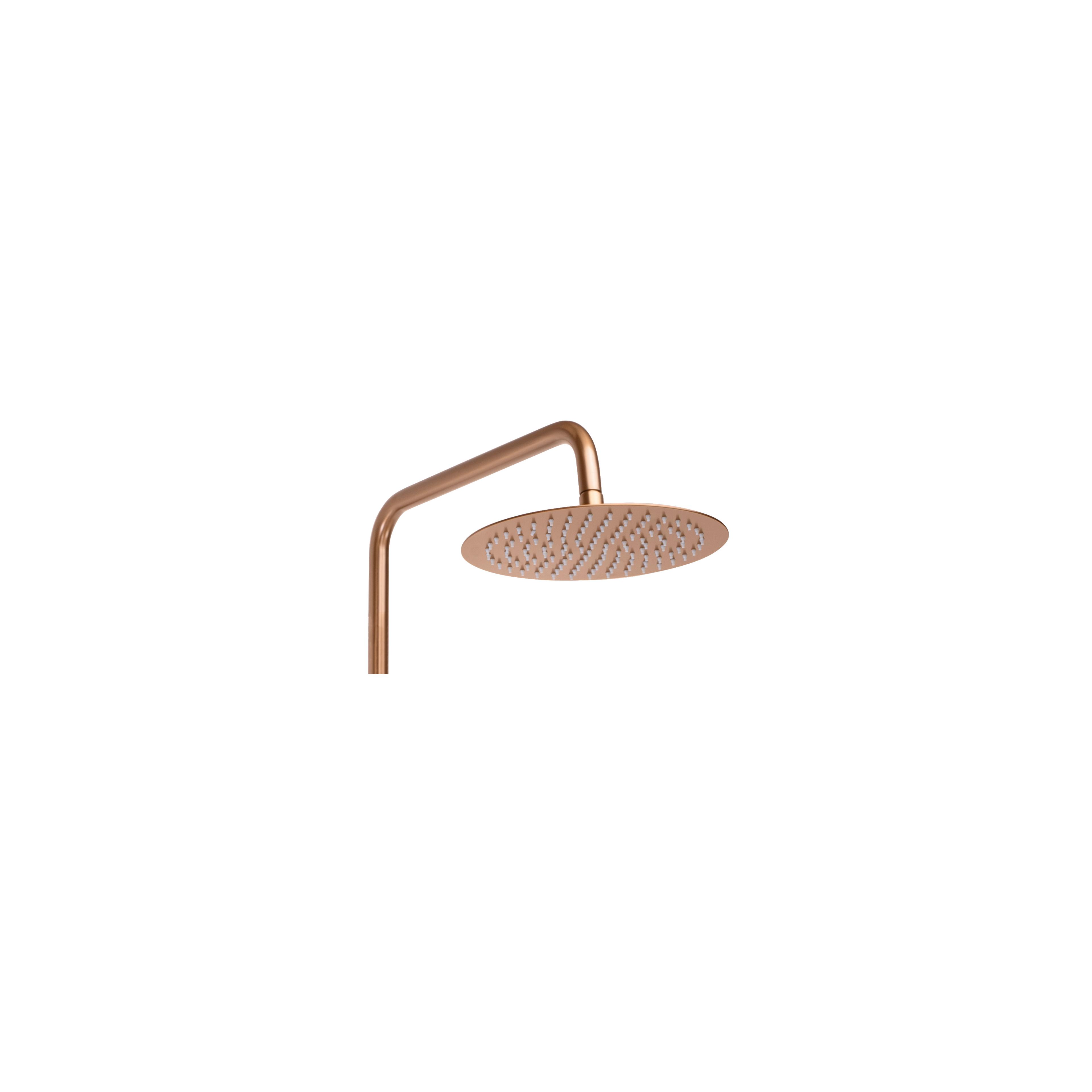 Kit de douche avec thermostat REA Lungo Copper Brush