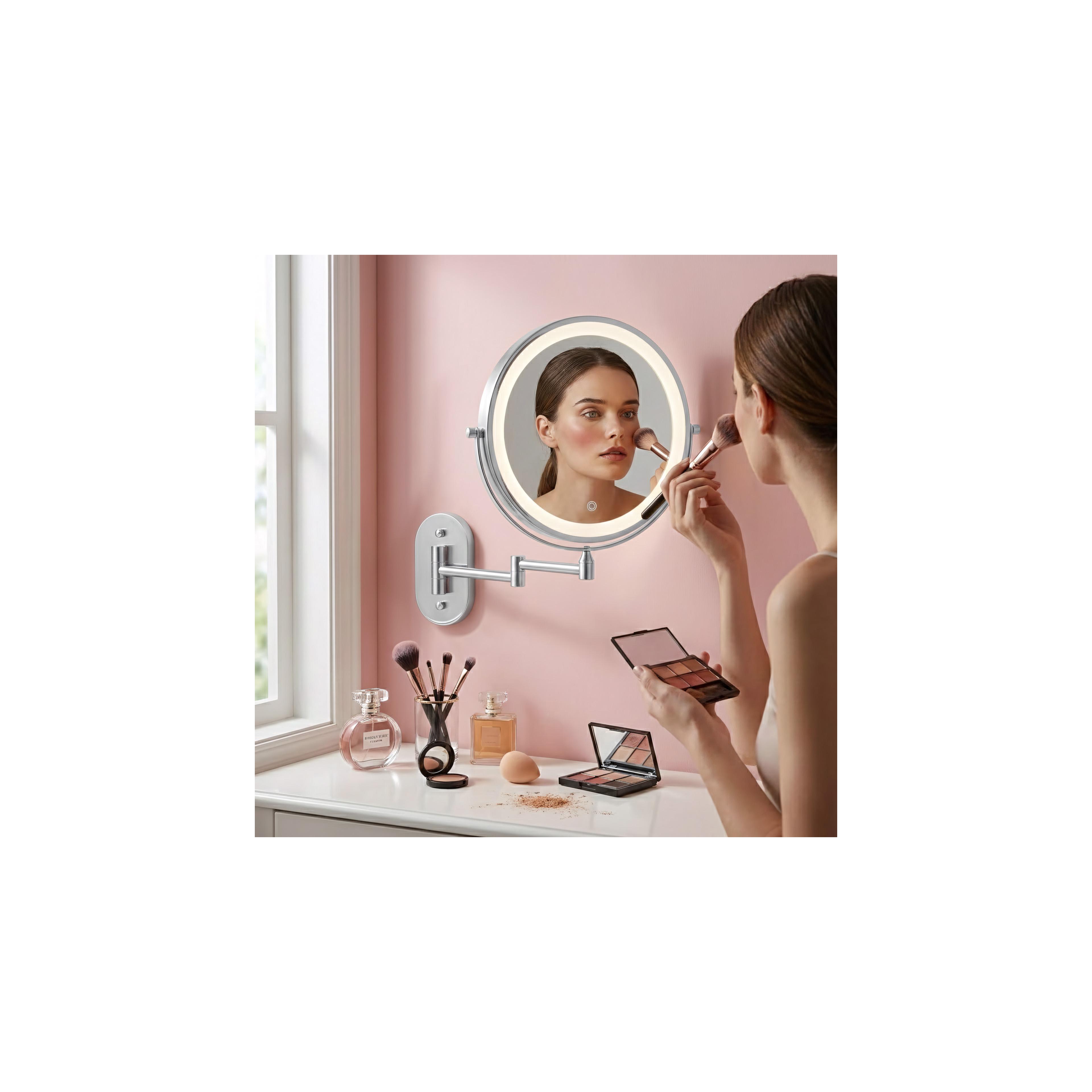 Mirror LED Glow Chrome