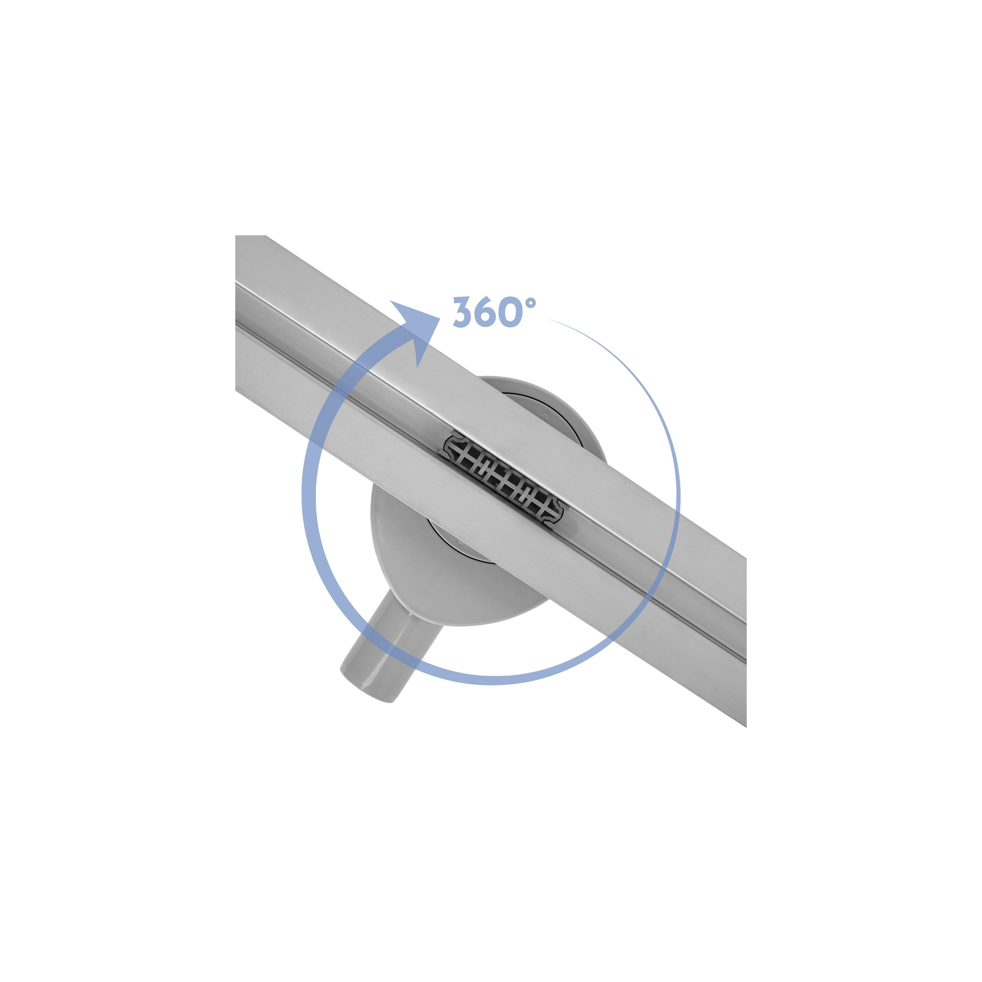 Linear drainage Rea Rea FILO Nickel Brush 80