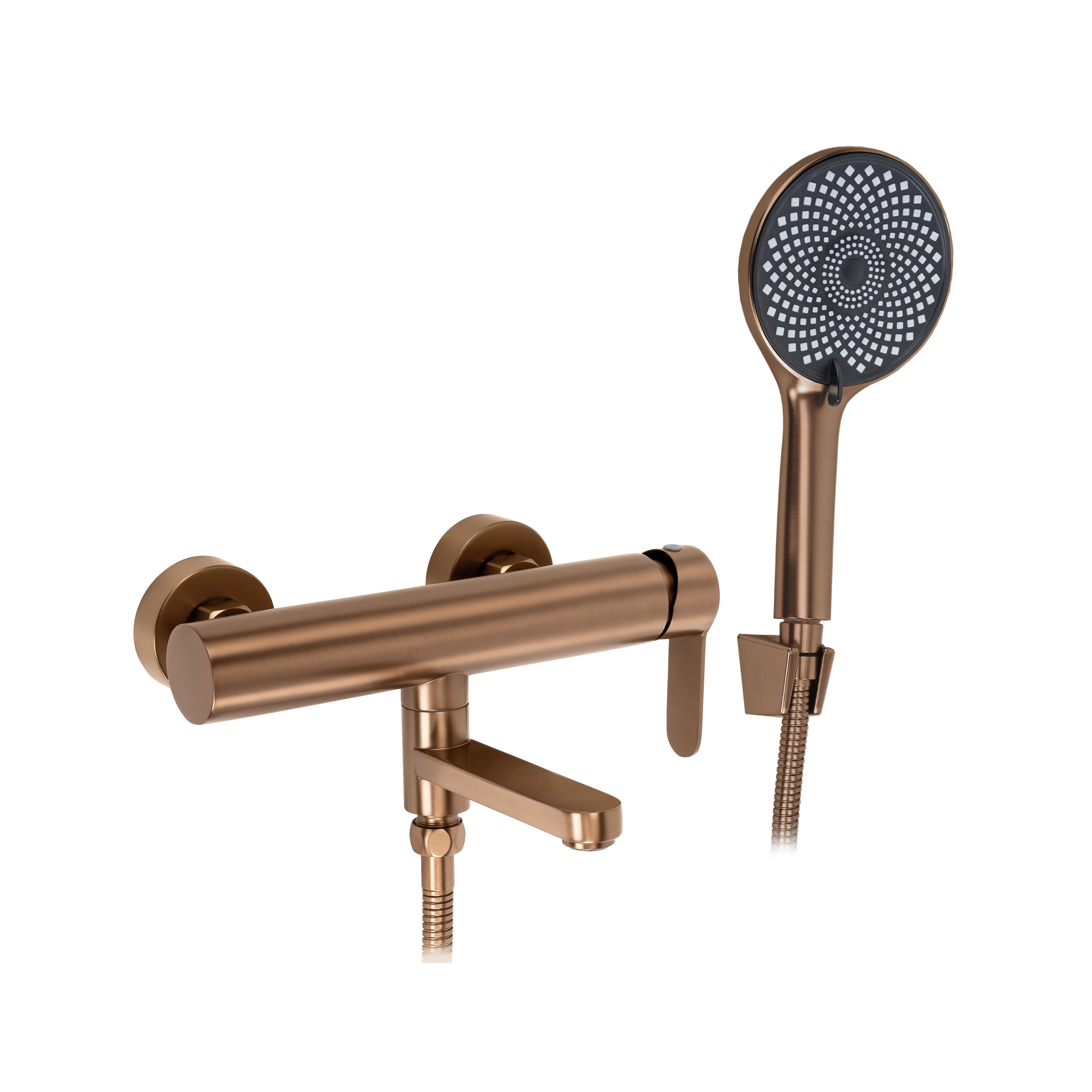 Wannenarmatur Rea Arcos Brushed Copper