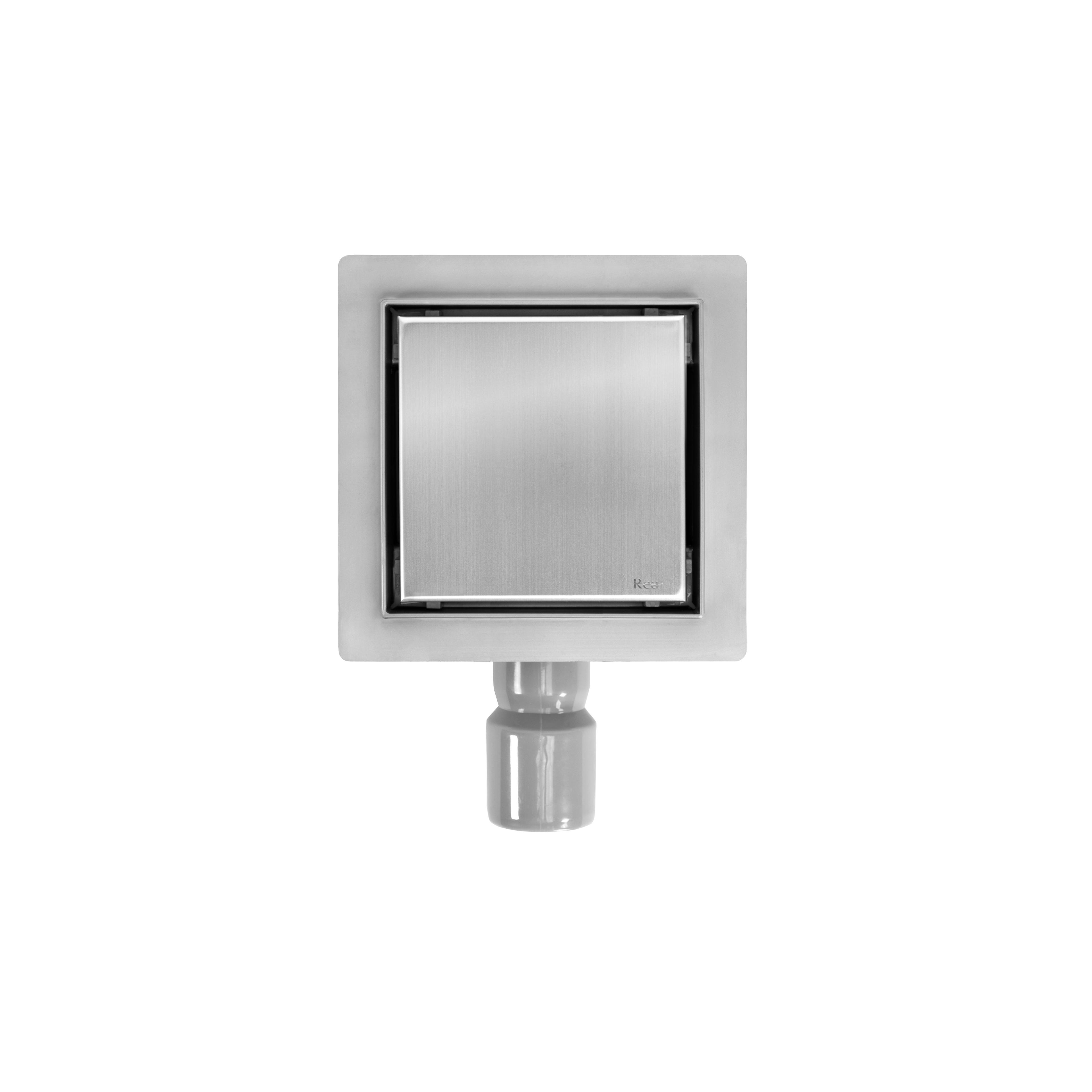 Drain linéaire REA NEO 150x150 Nickel Brush