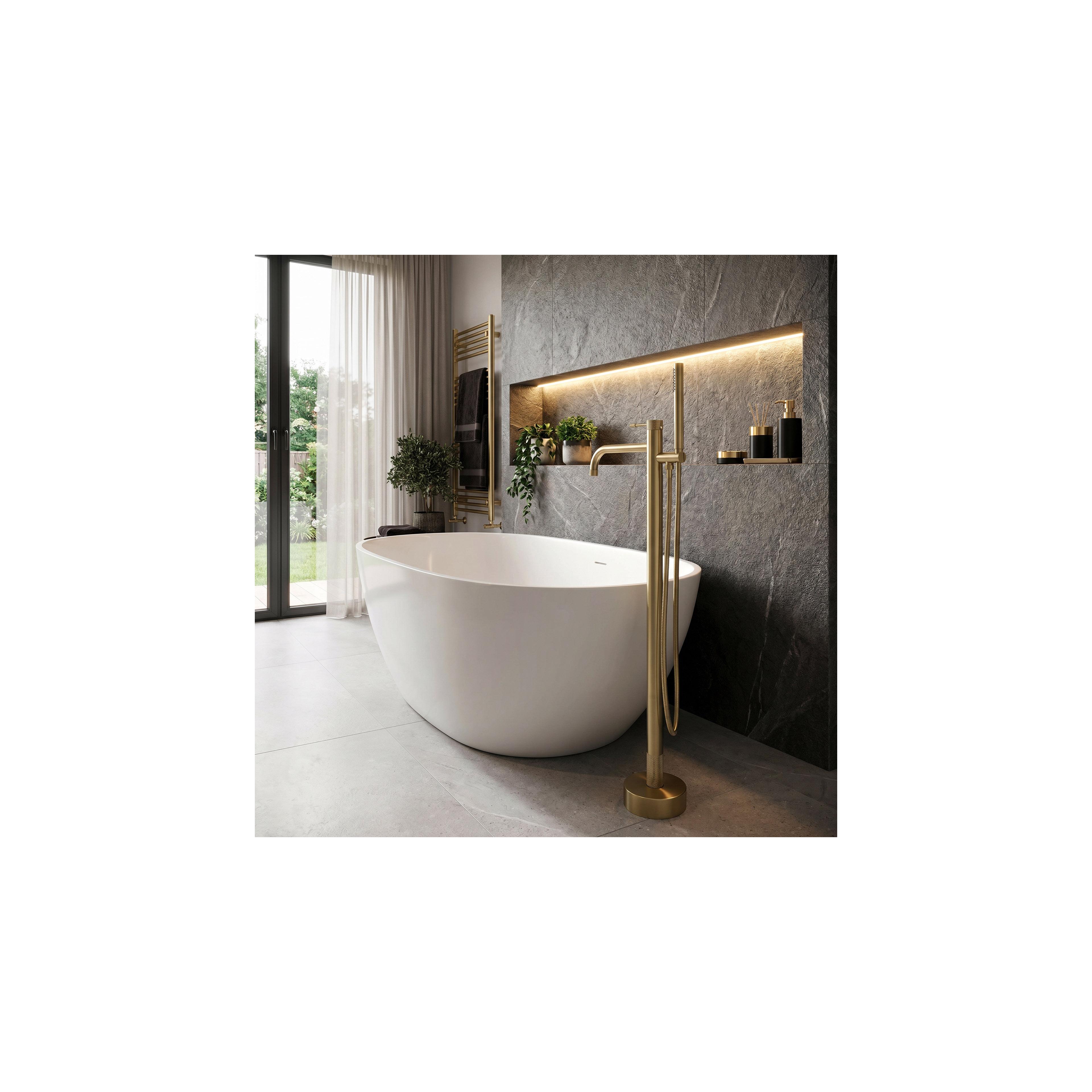 Free-standing faucet Rea Venti Brush Gold