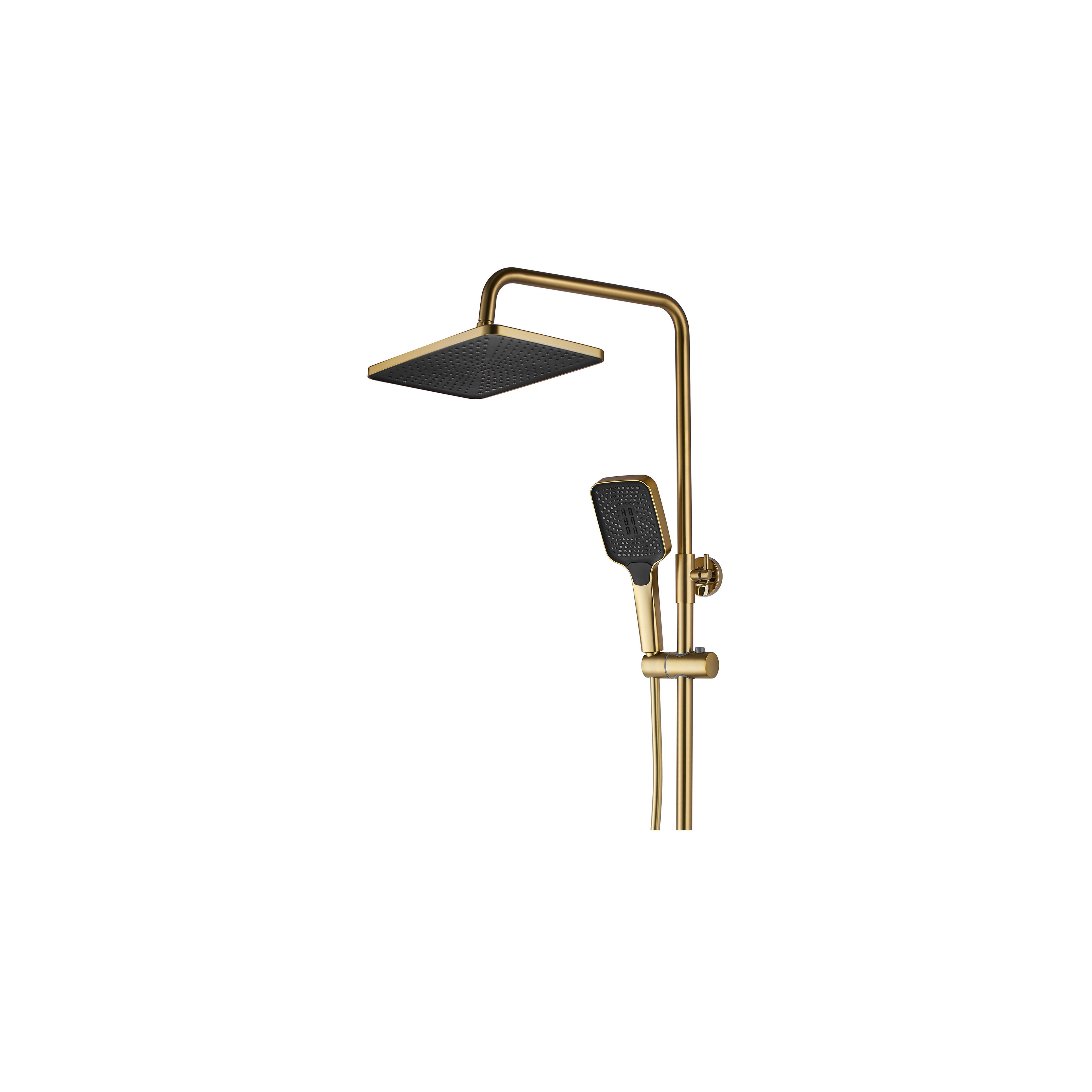 Σετ ντουζιέρας με θερμοστάτη REA ROB Brushed Gold