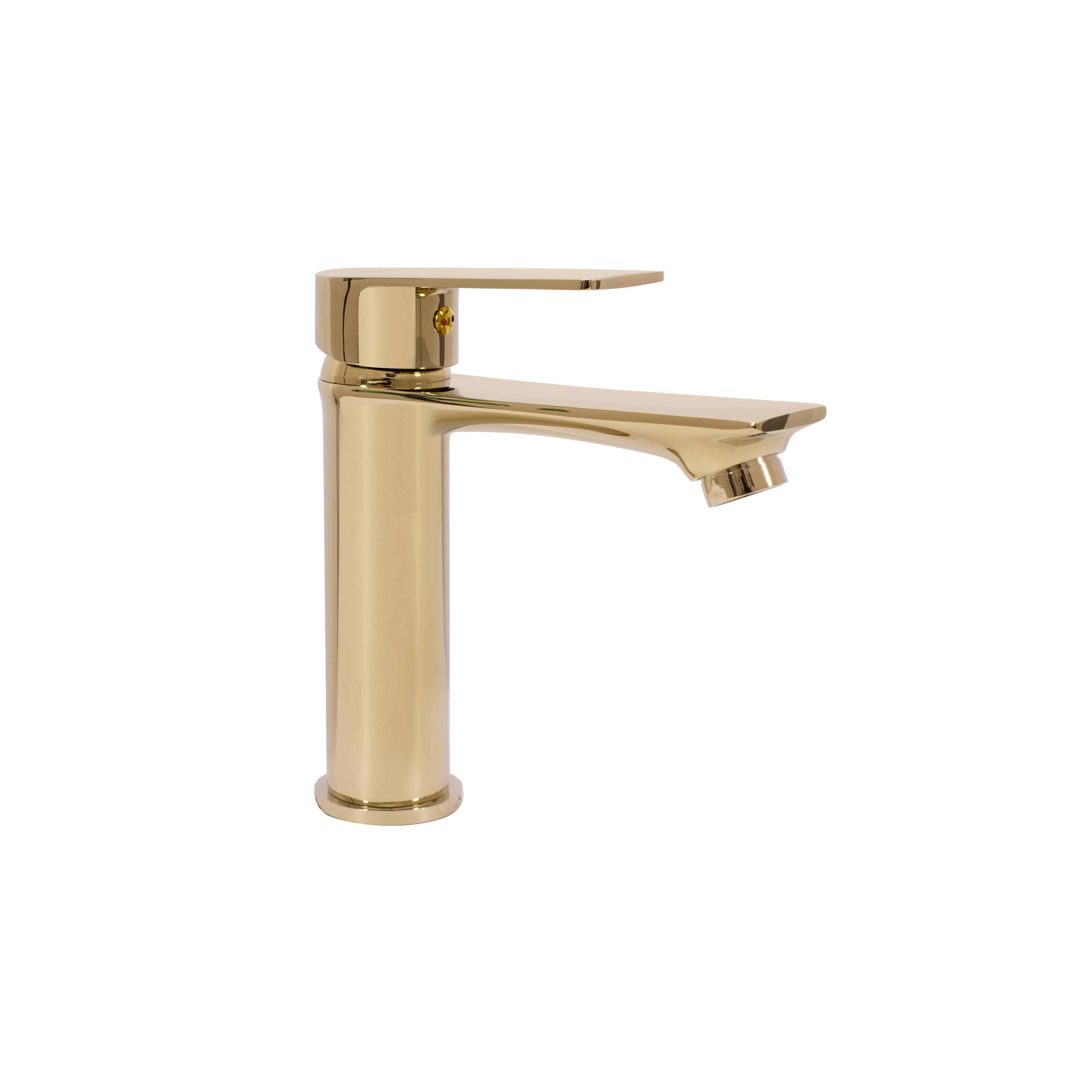Rubinetto da lavabo Rea Mayson Gold Low