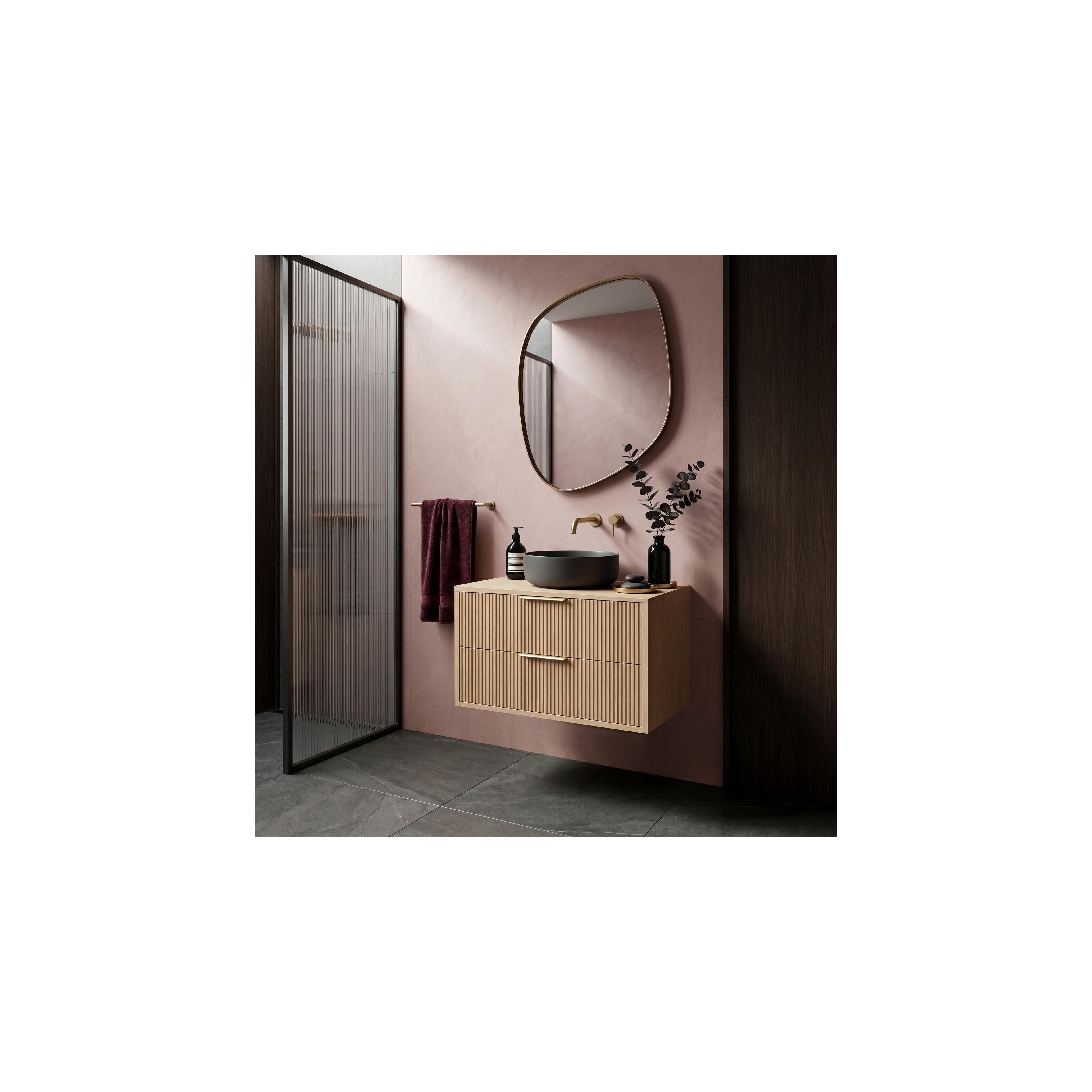Waschtischunterschrank Rea Mono 80cm Beige