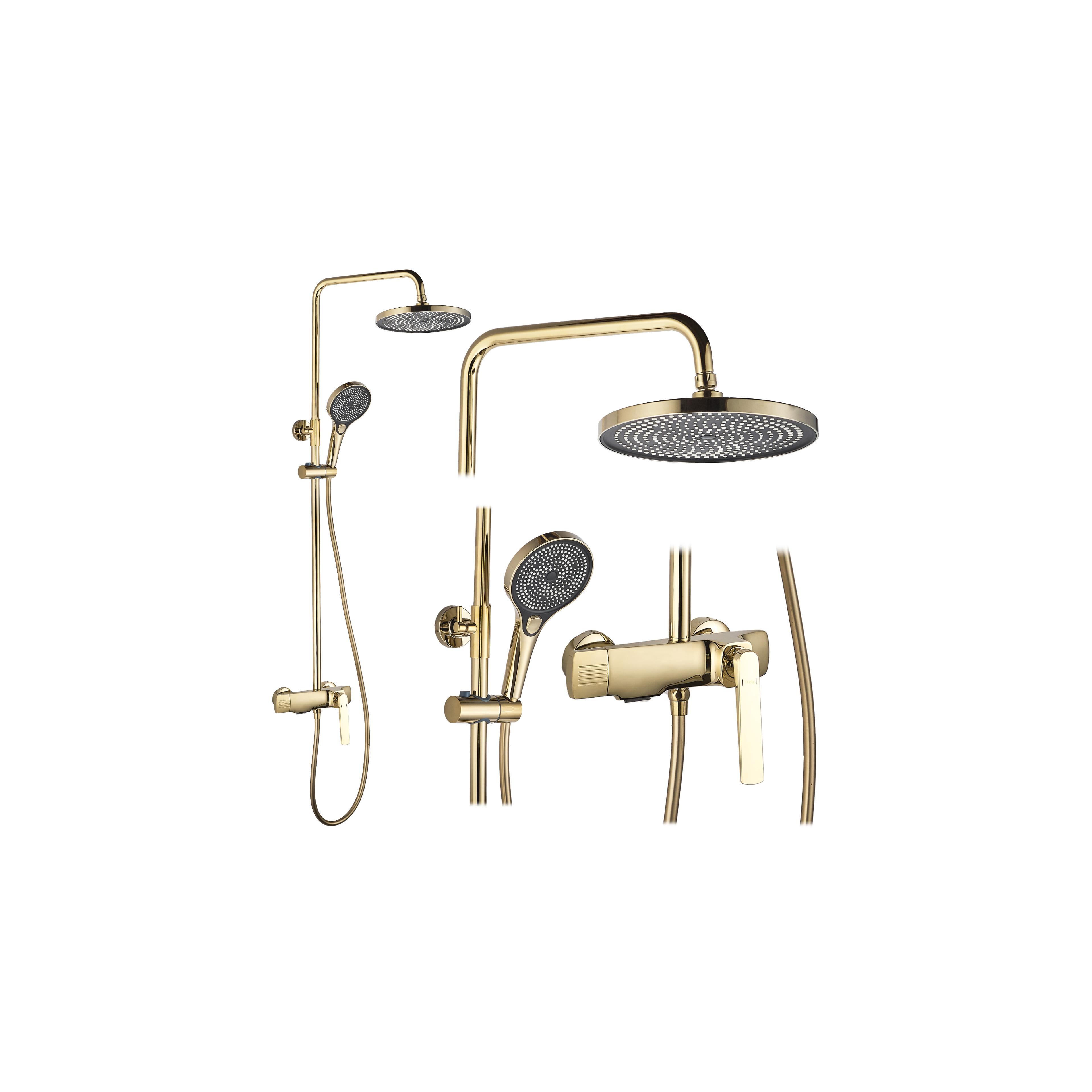 Shower set REA REBEL GOLD
