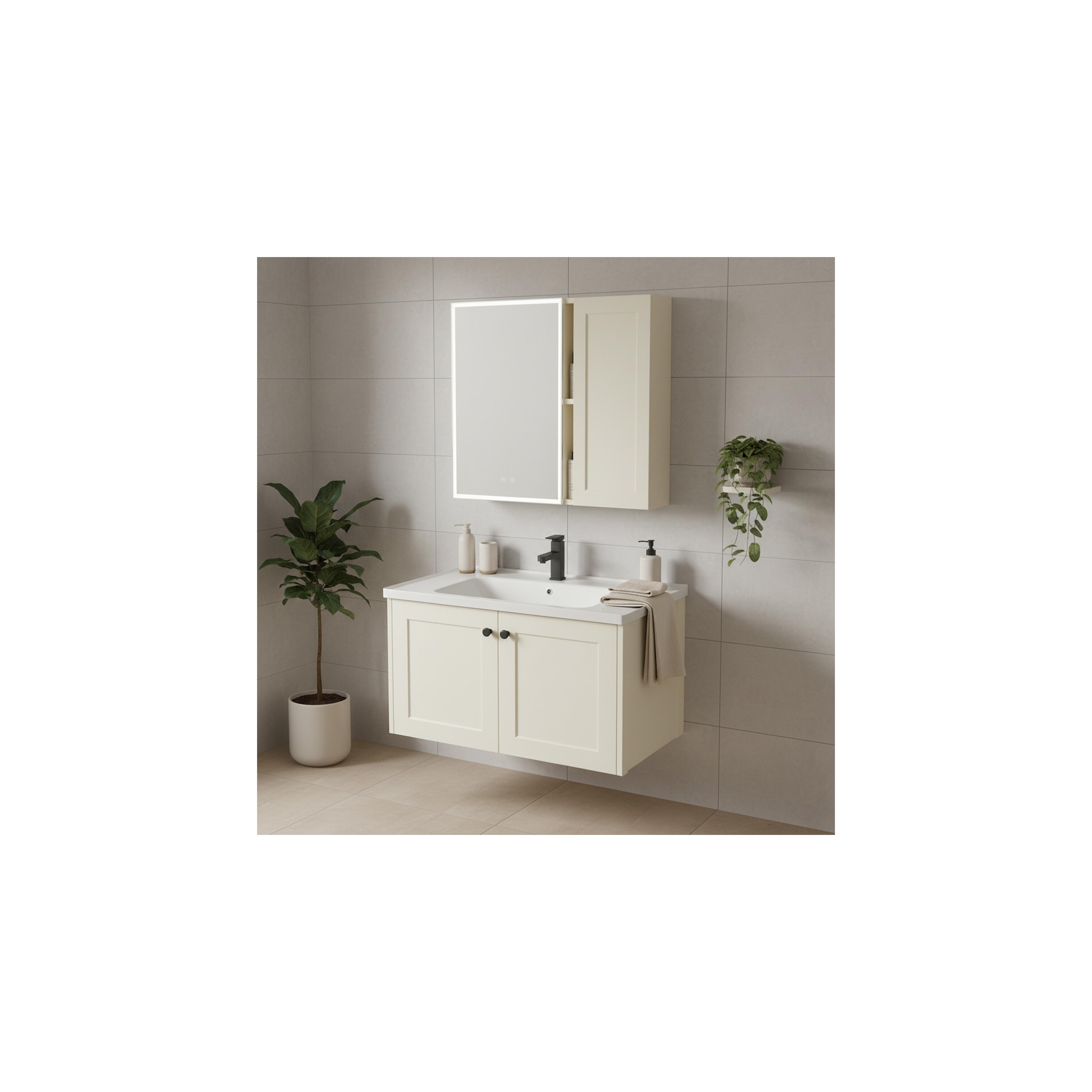 Комплект мебели за баня с мивка Monti 60cm Creme