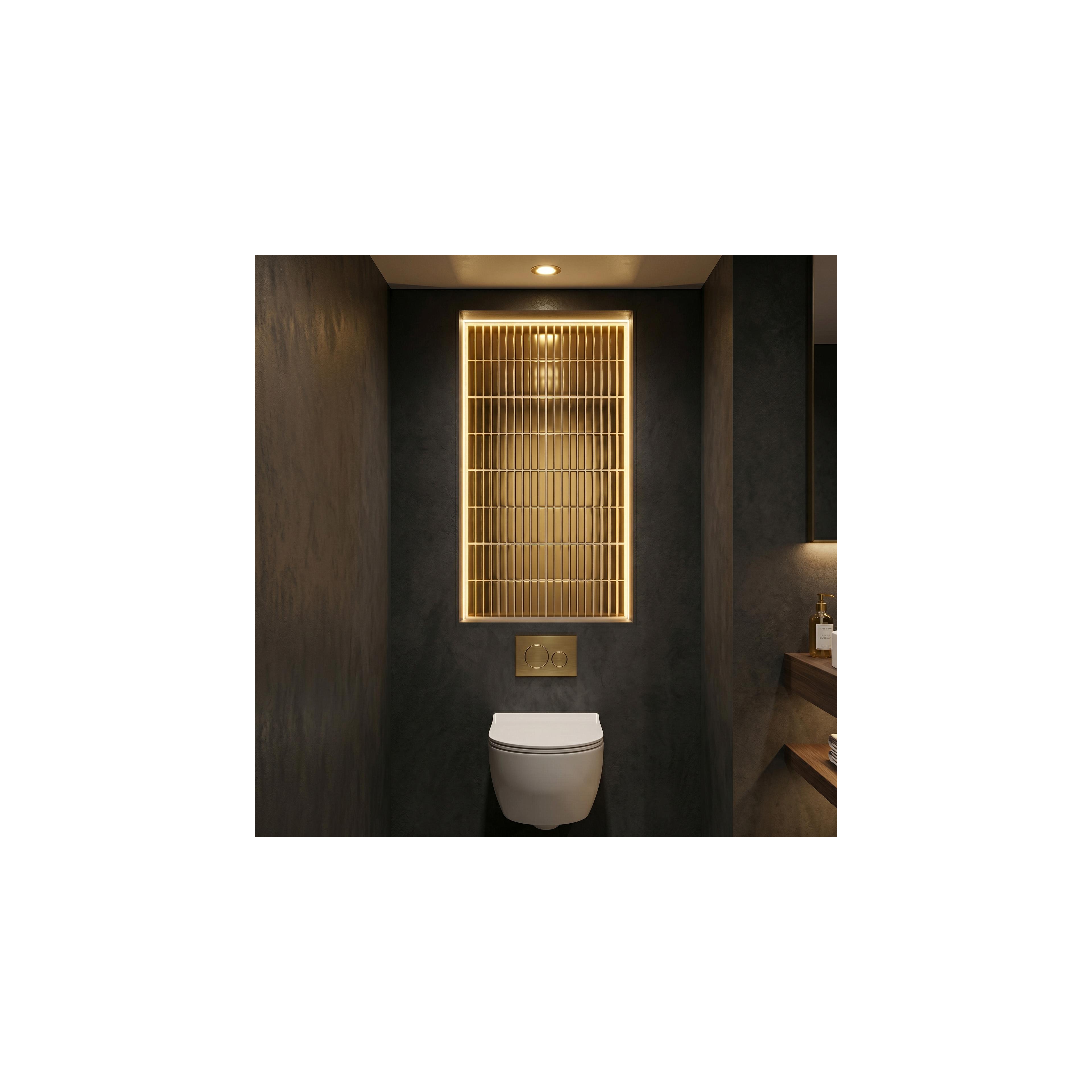 Mosaik Dekor P14457 30x30cm Gold Glass
