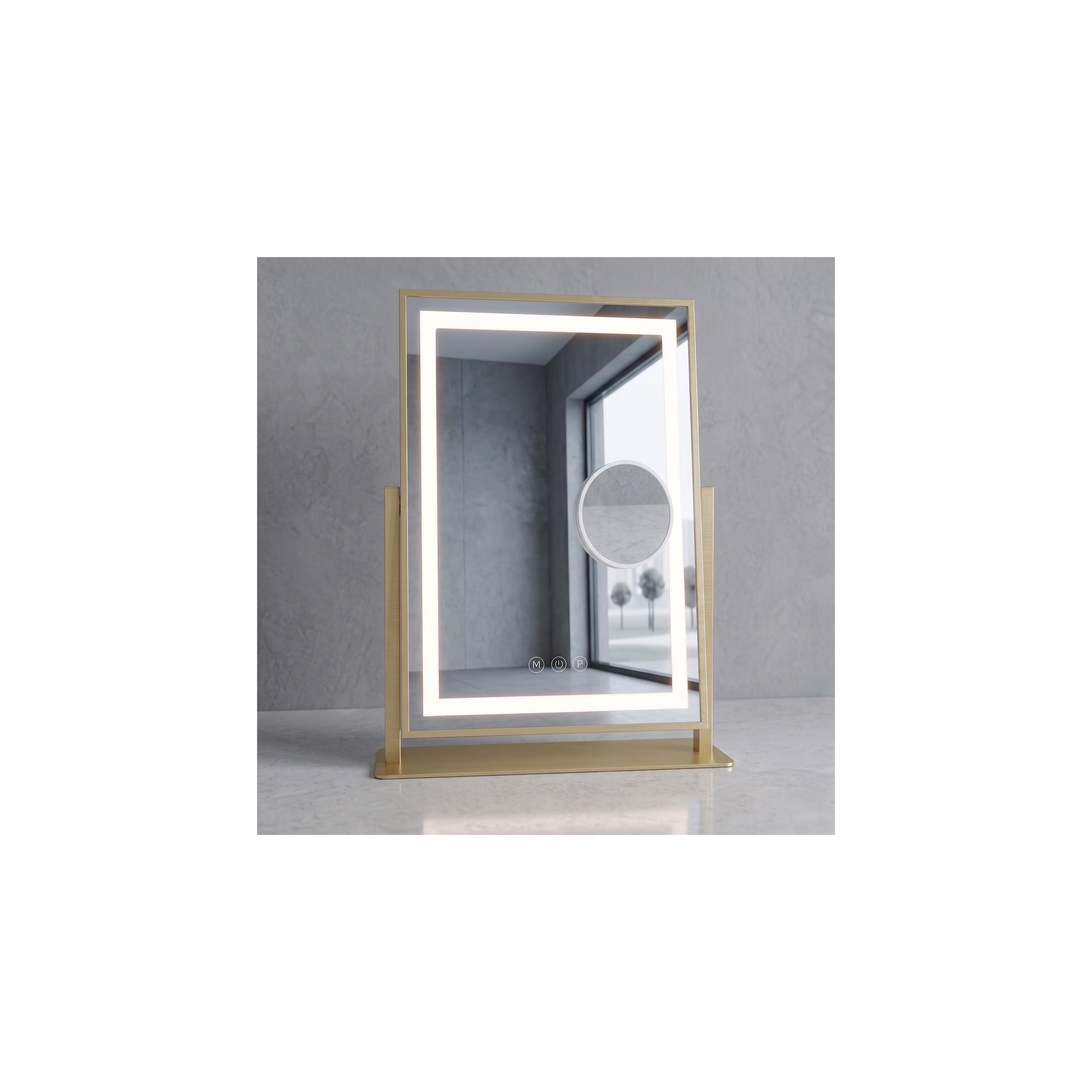 Spiegel LED LUMI L.Gold 30x40cm