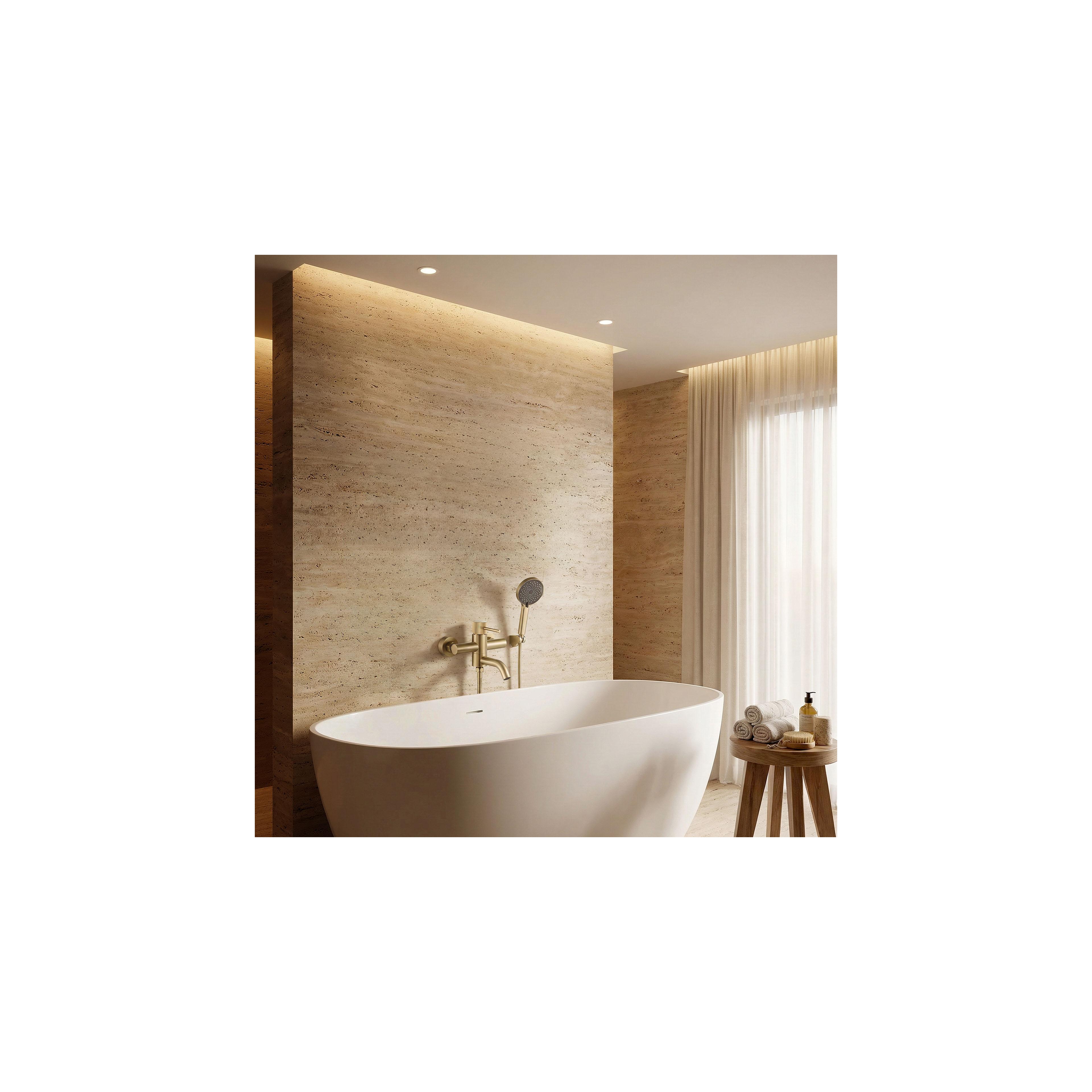 Rea Lungo Stripe vannas jaucējkrāns Gold Brush