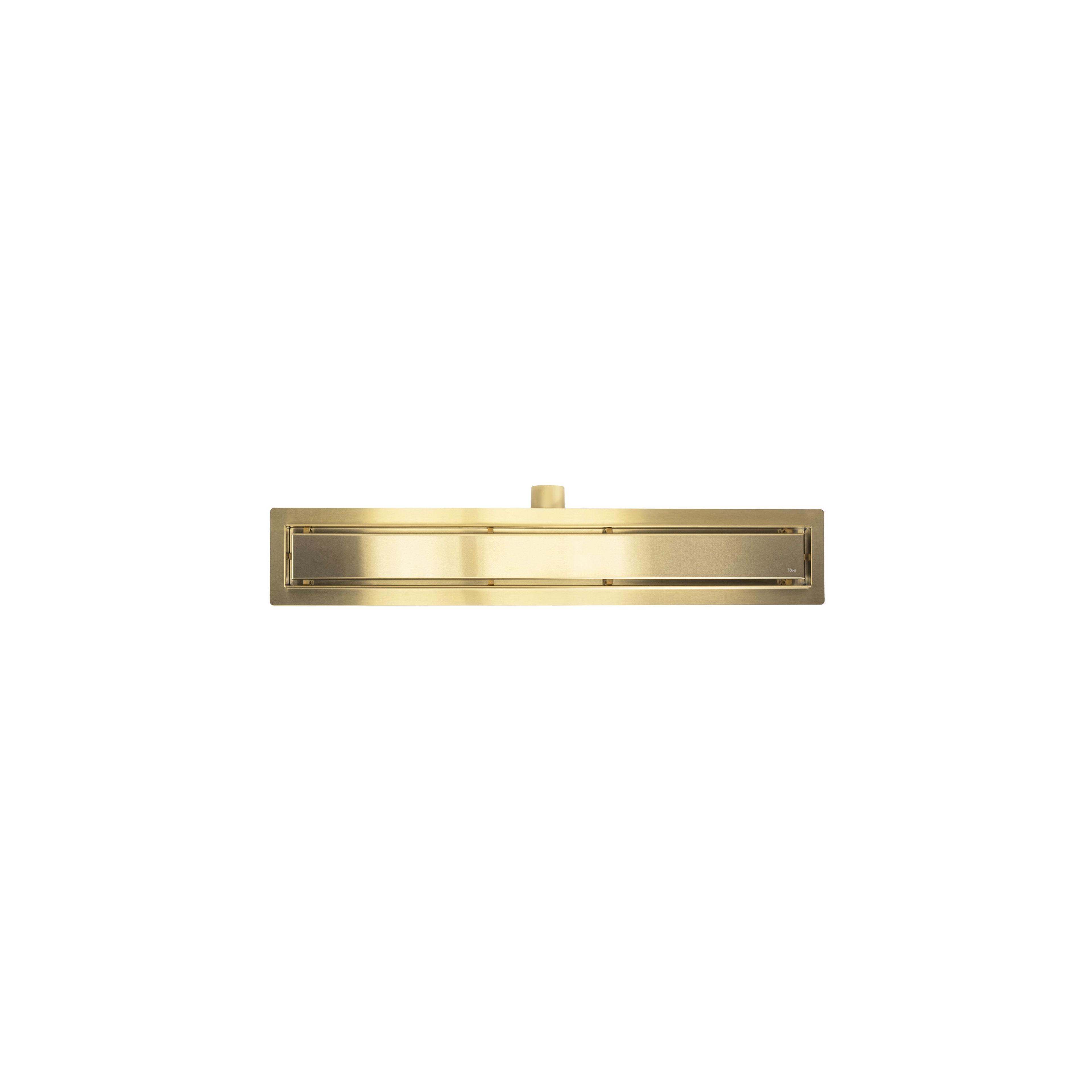 Linear drainage Rea Neox brush gold 80