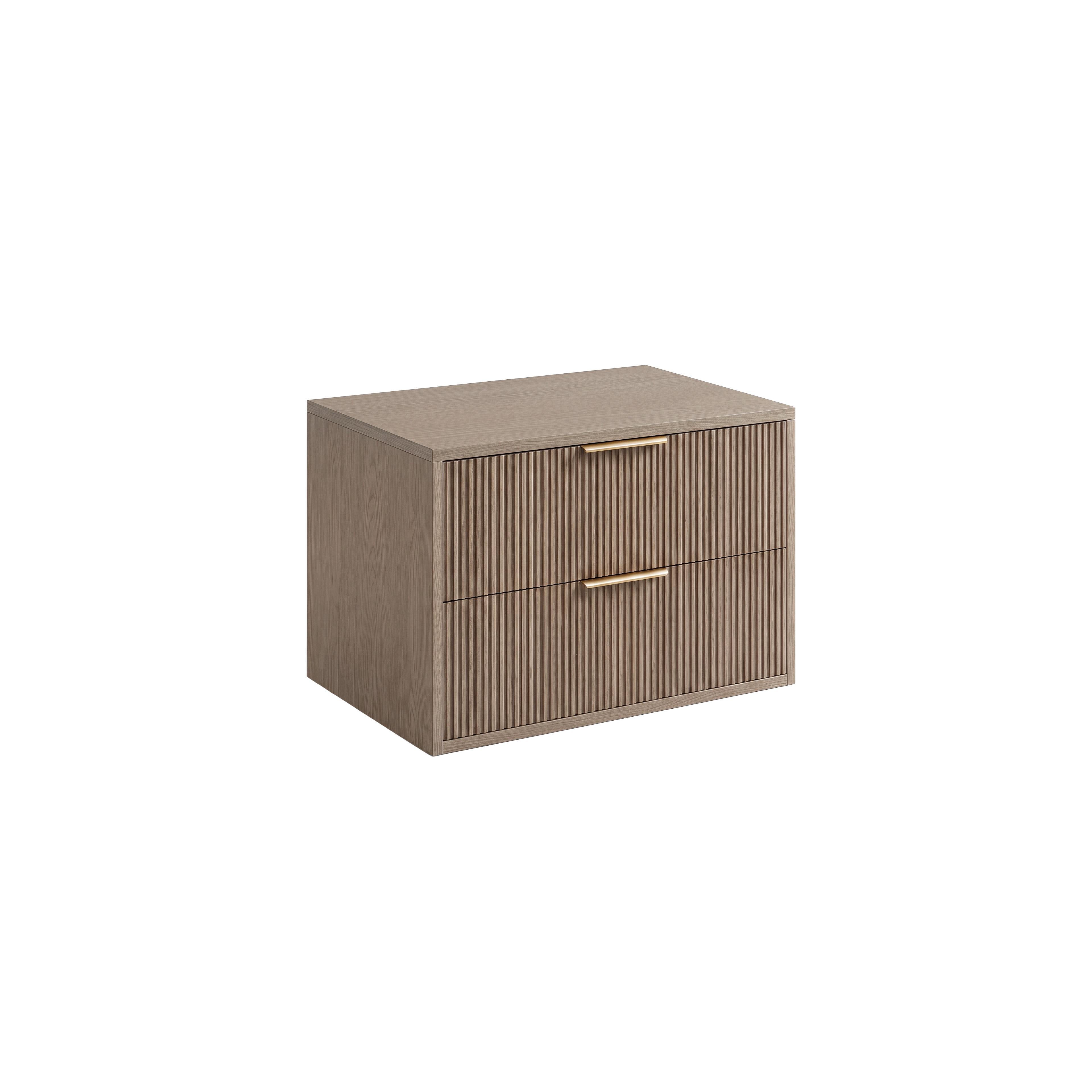 Waschtischunterschrank Rea Mono 60cm Grey Oak
