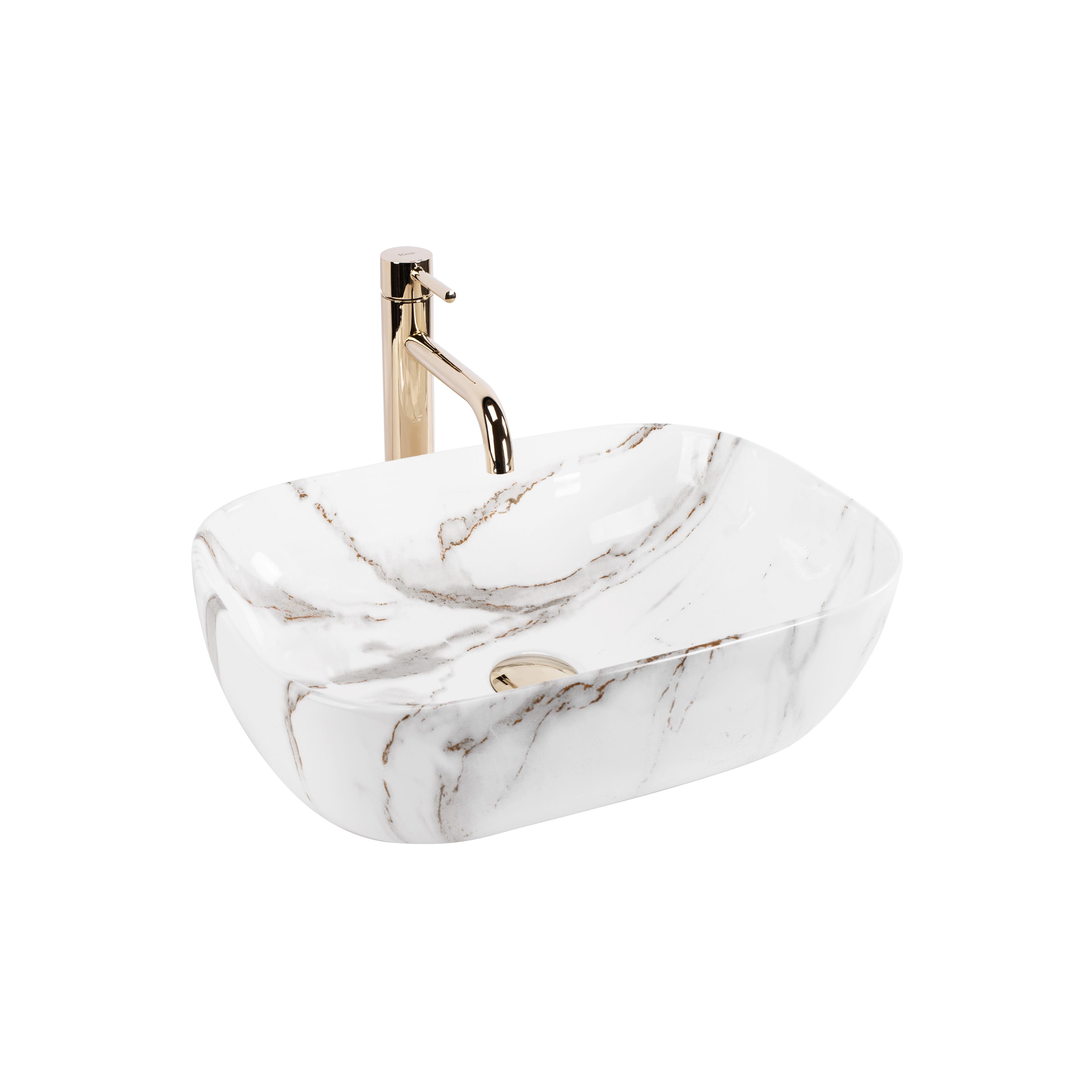 Countertop Basin Rea Belinda Aiax Marble