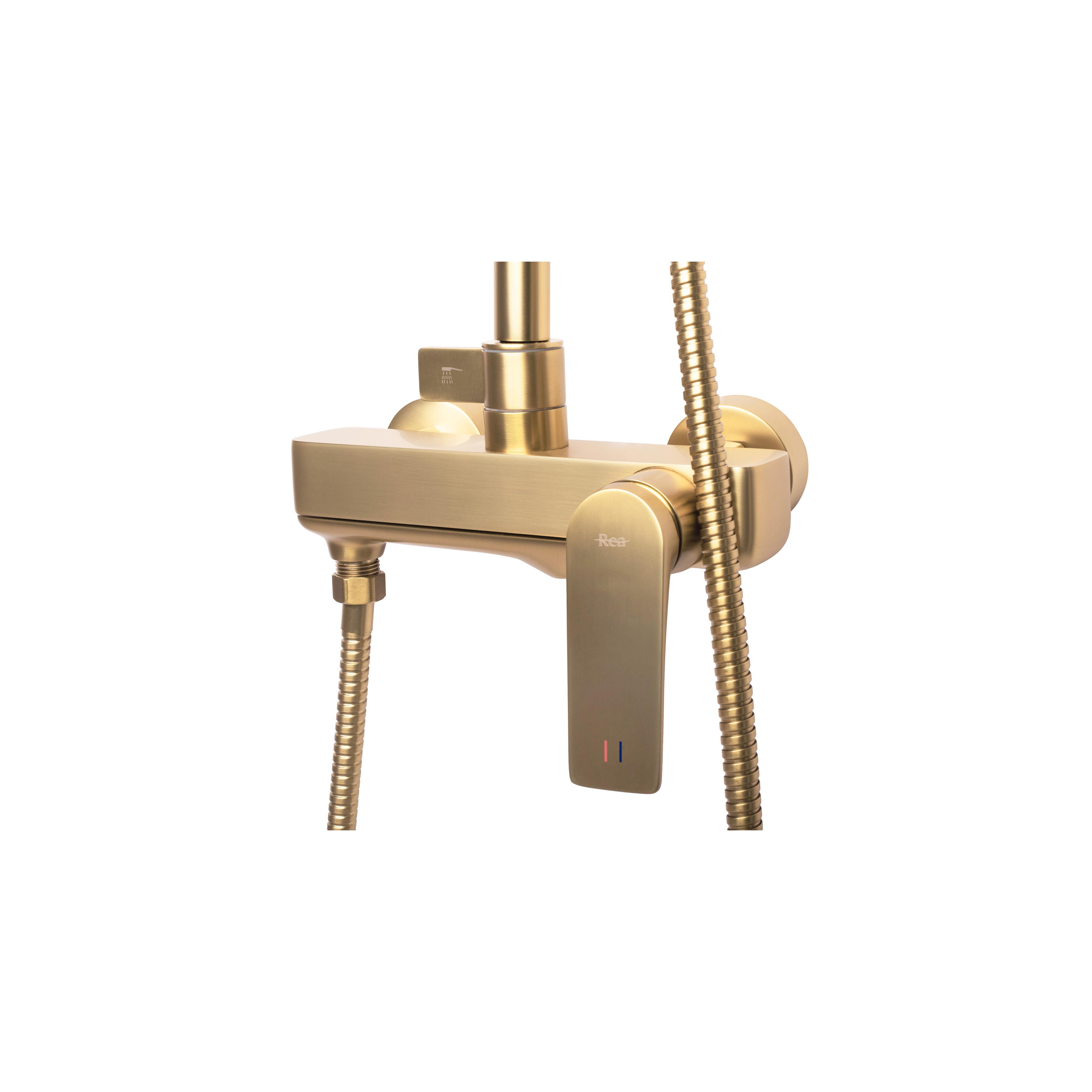 Kit de douche REA AVALON GOLD BRUSH