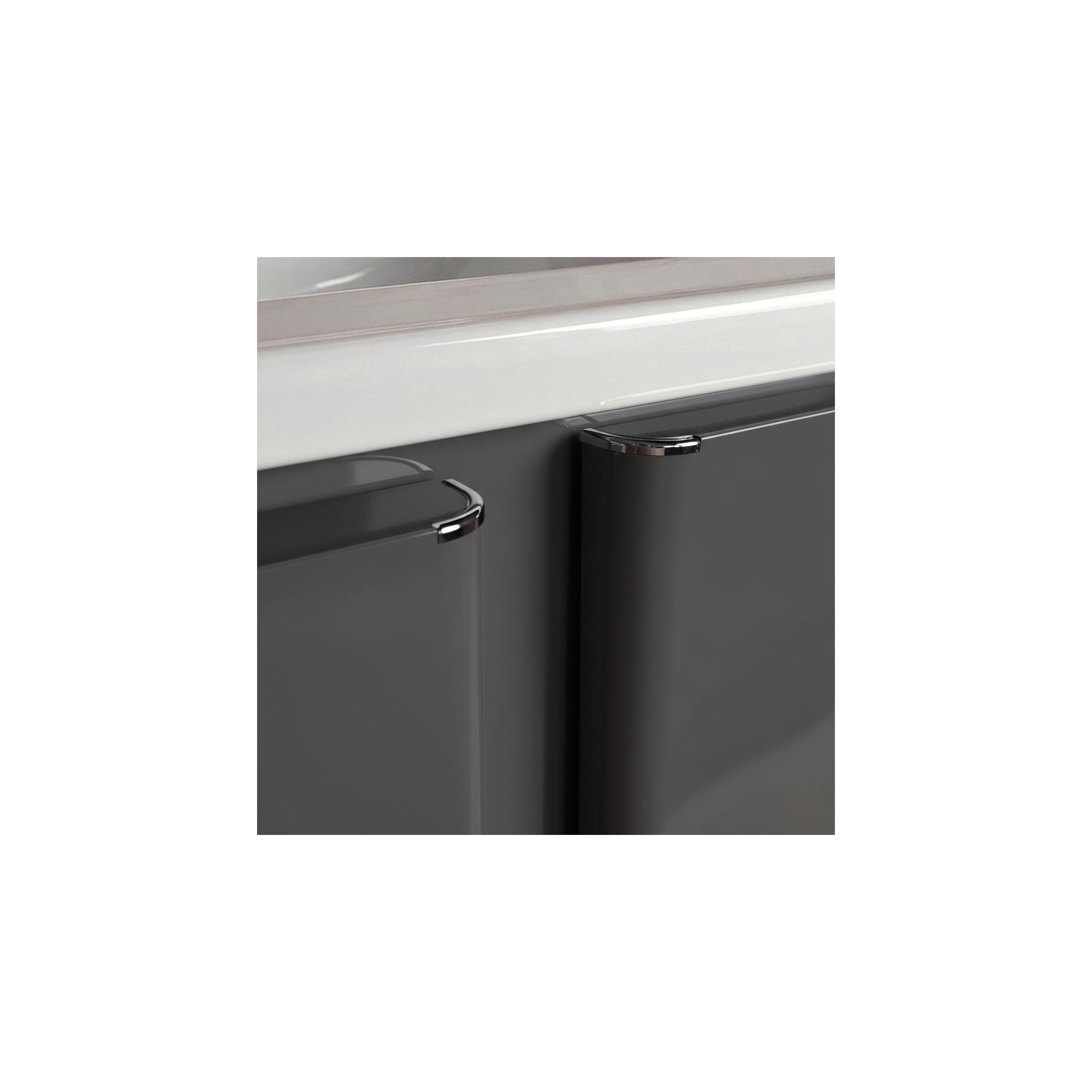 Badezimmermöbel-Set mit Waschbecken Tula 60cm Grey