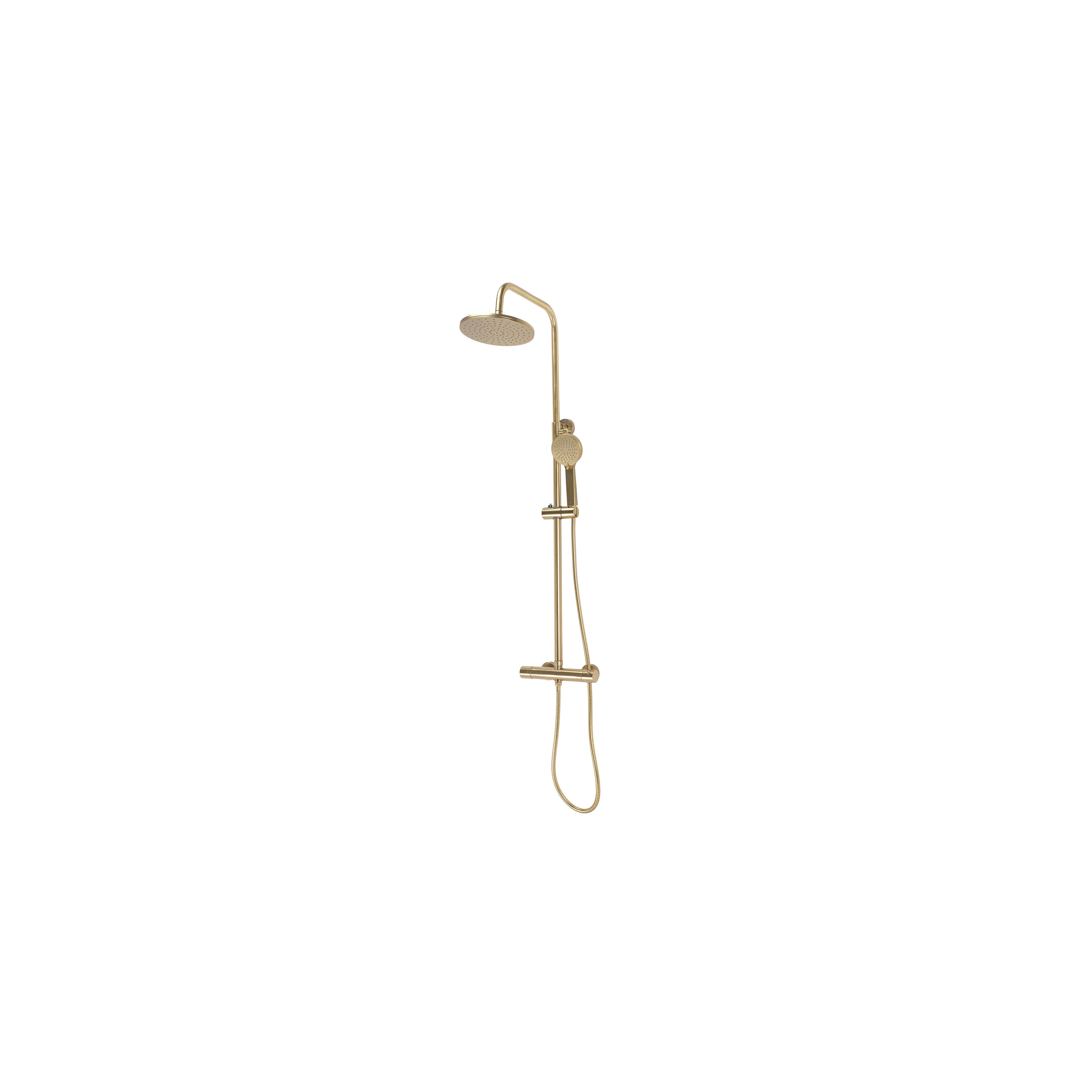 Tuš set s termostatom Rea PAROT BRUSHED GOLD