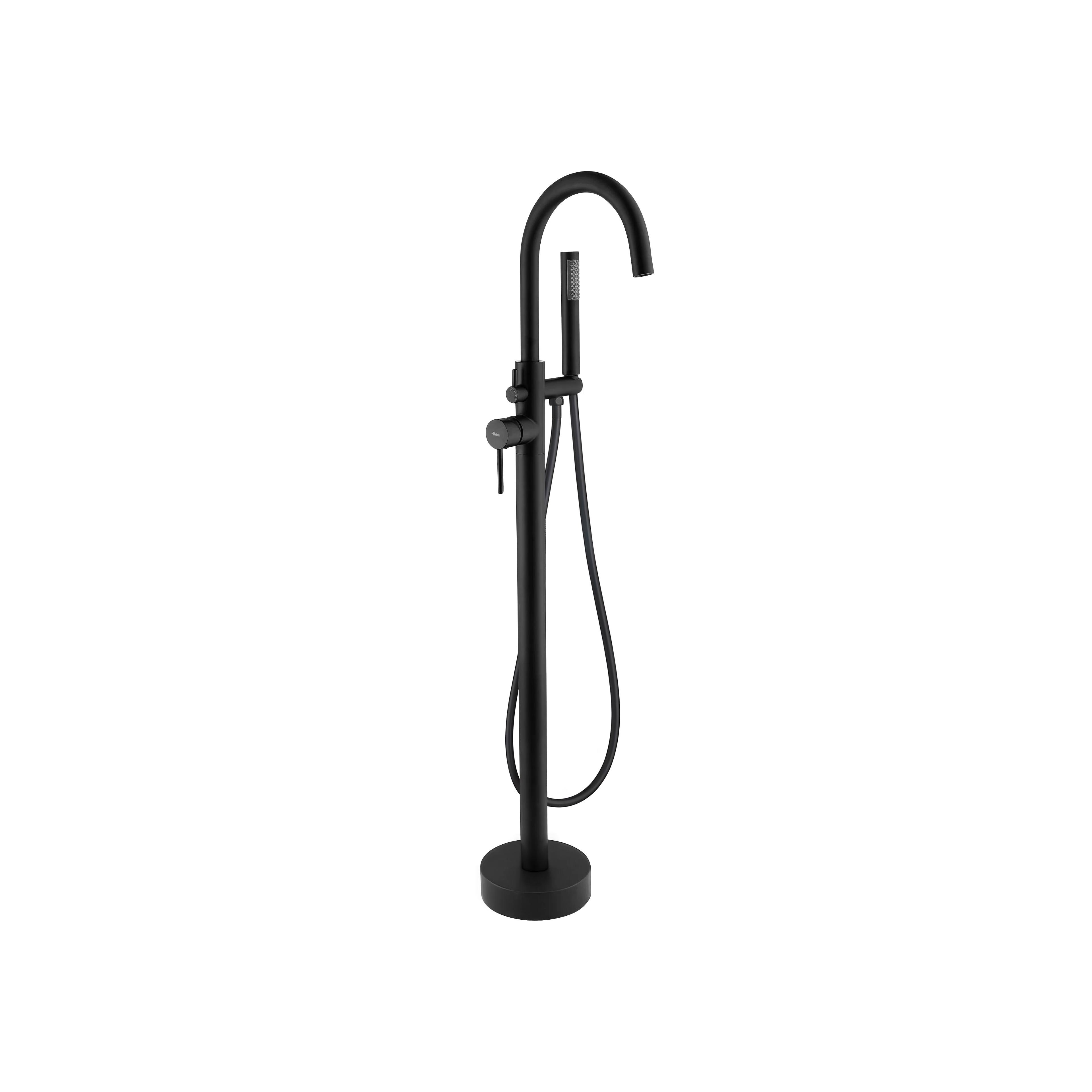 Frei stehende Armatur Rea Lungo Black