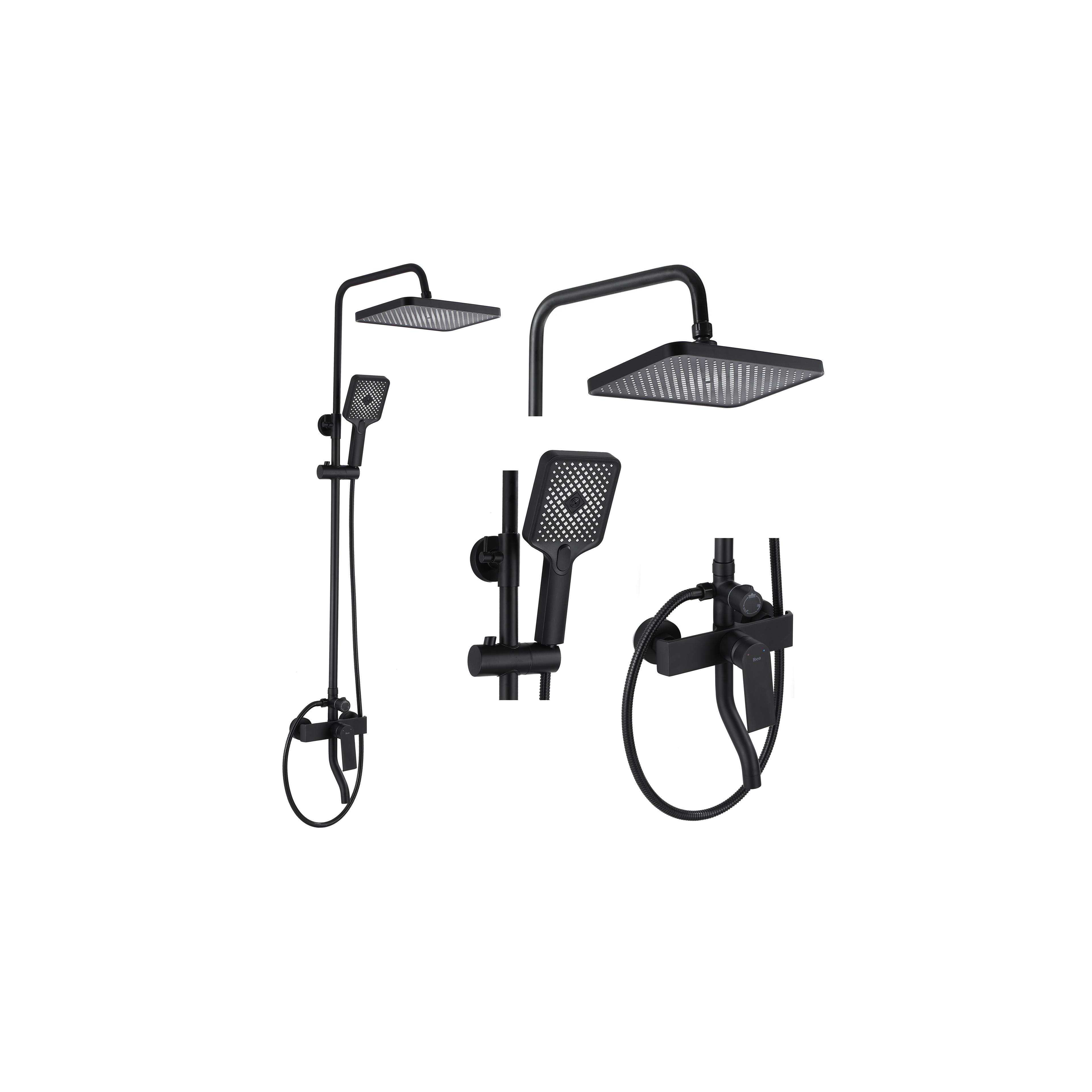 Duschset REA HASS Black