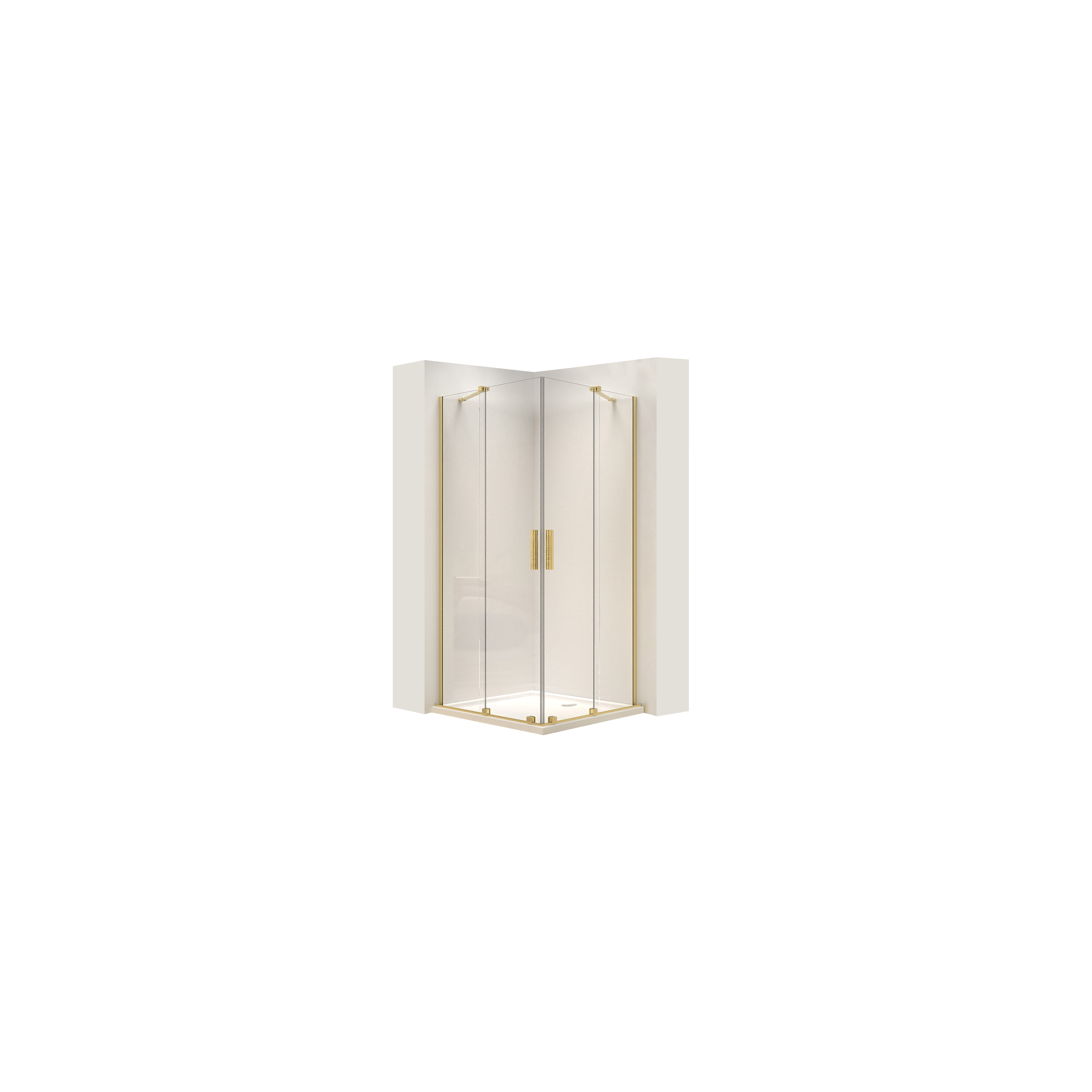 Душ кабина REA Montana Double Gold Brush 80x80