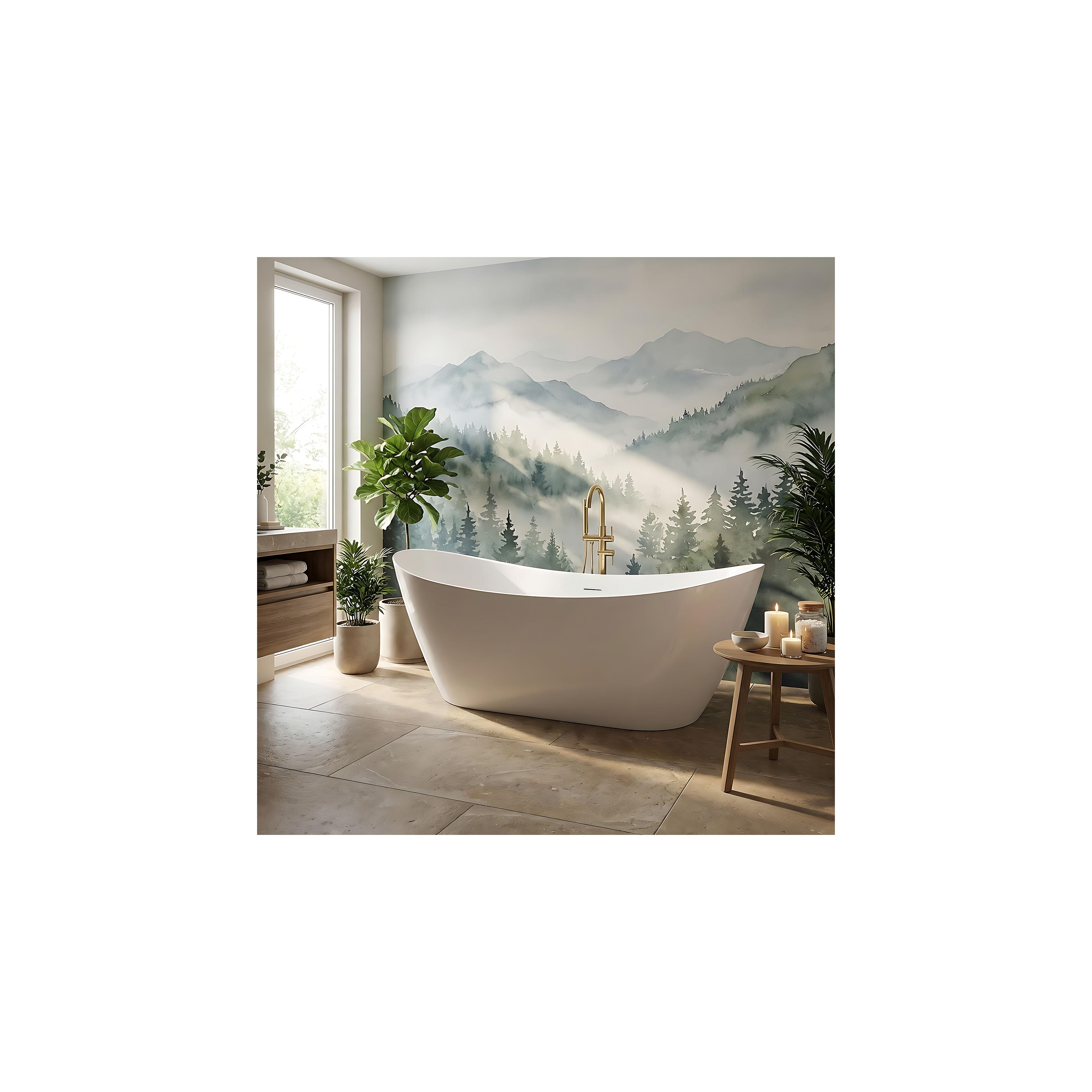 Freistehende Badewanne Rea Ferrano Slim 180