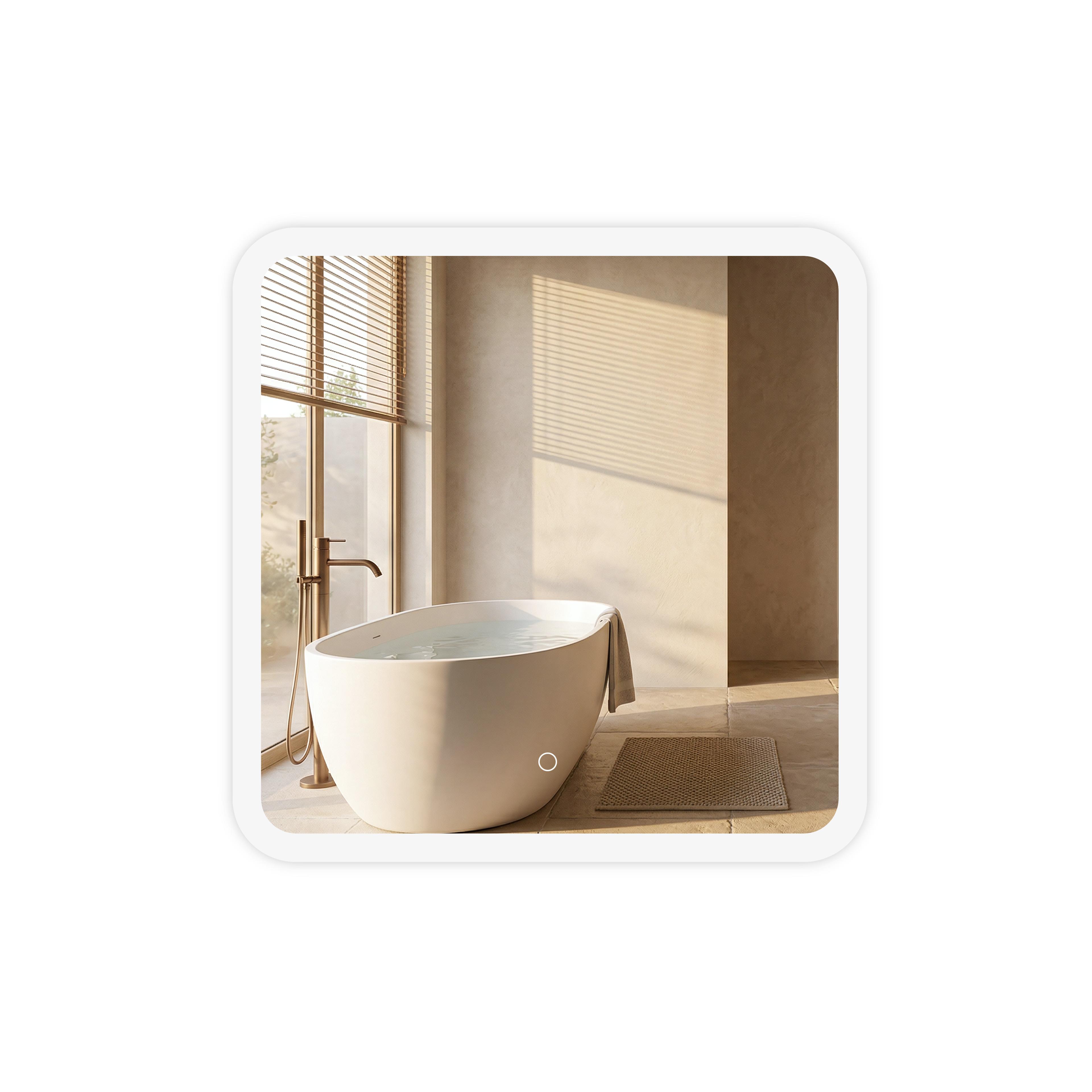 Spiegel LED 70x70cm TOP-2