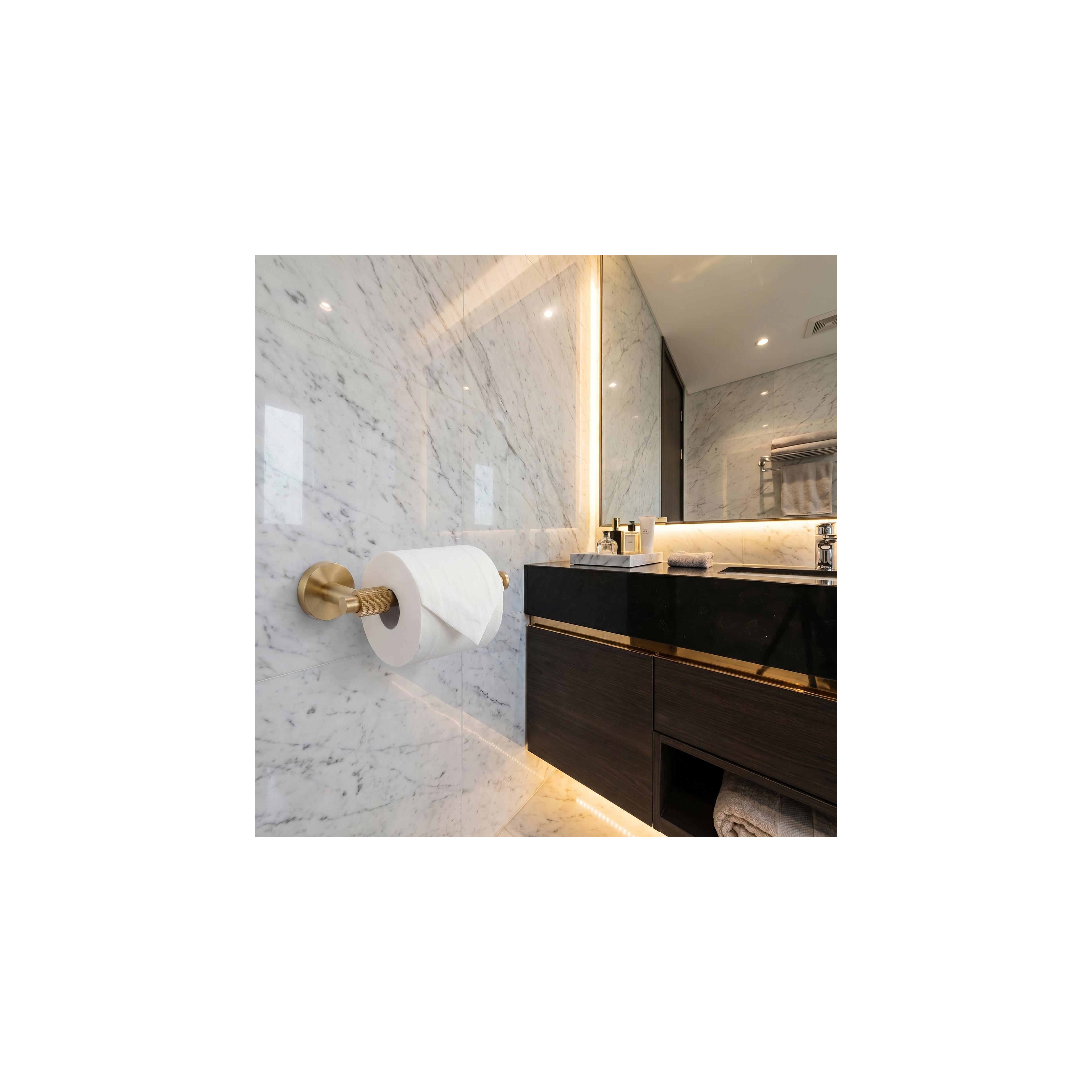 Ručka za WC papir 29105 Riwon Brush Gold