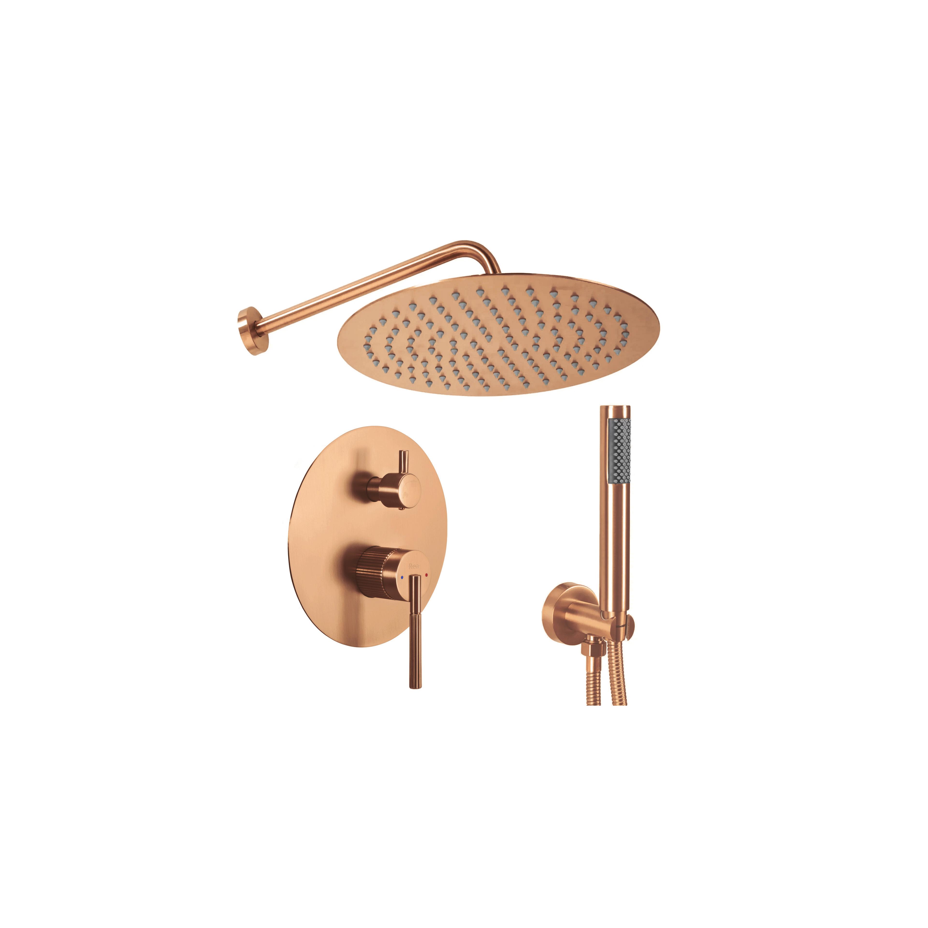 Unterputz Duschset Rea Argon Brush Copper  + BOX
