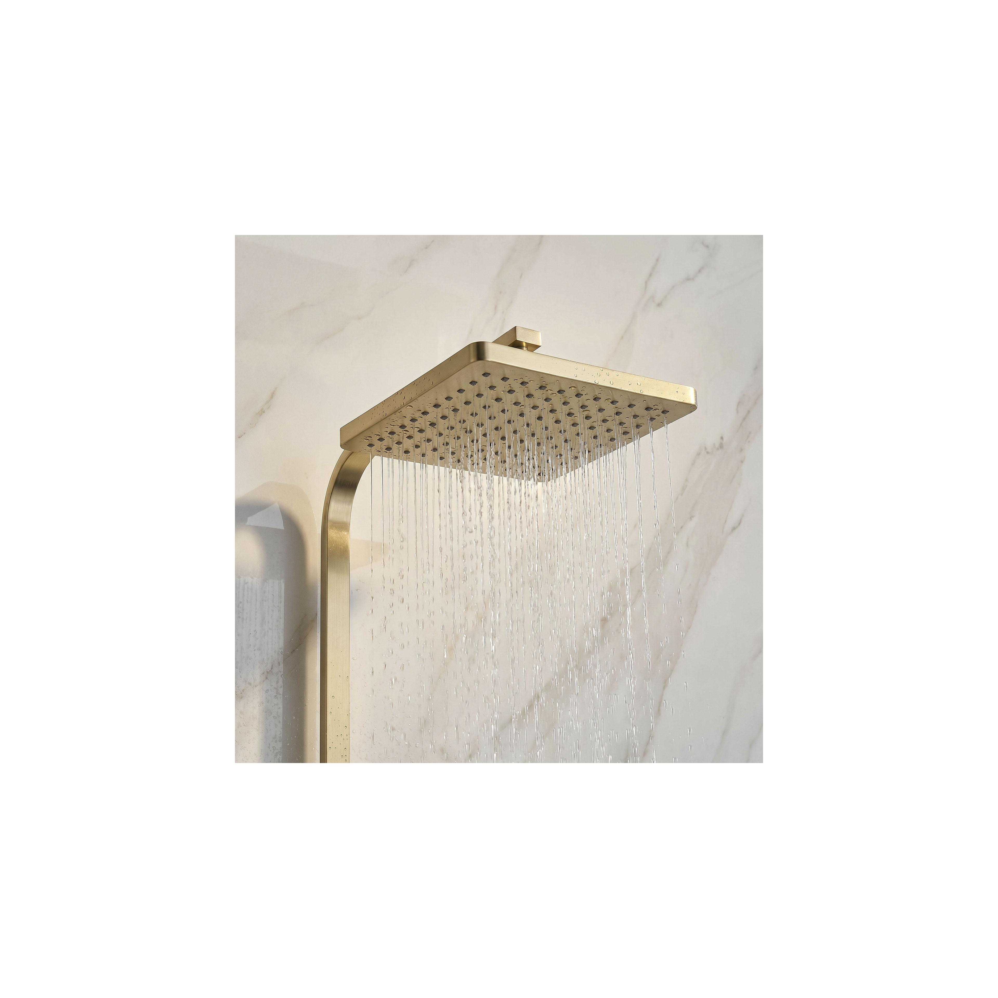 Duschgarnitur Rea Atrium Brush Gold