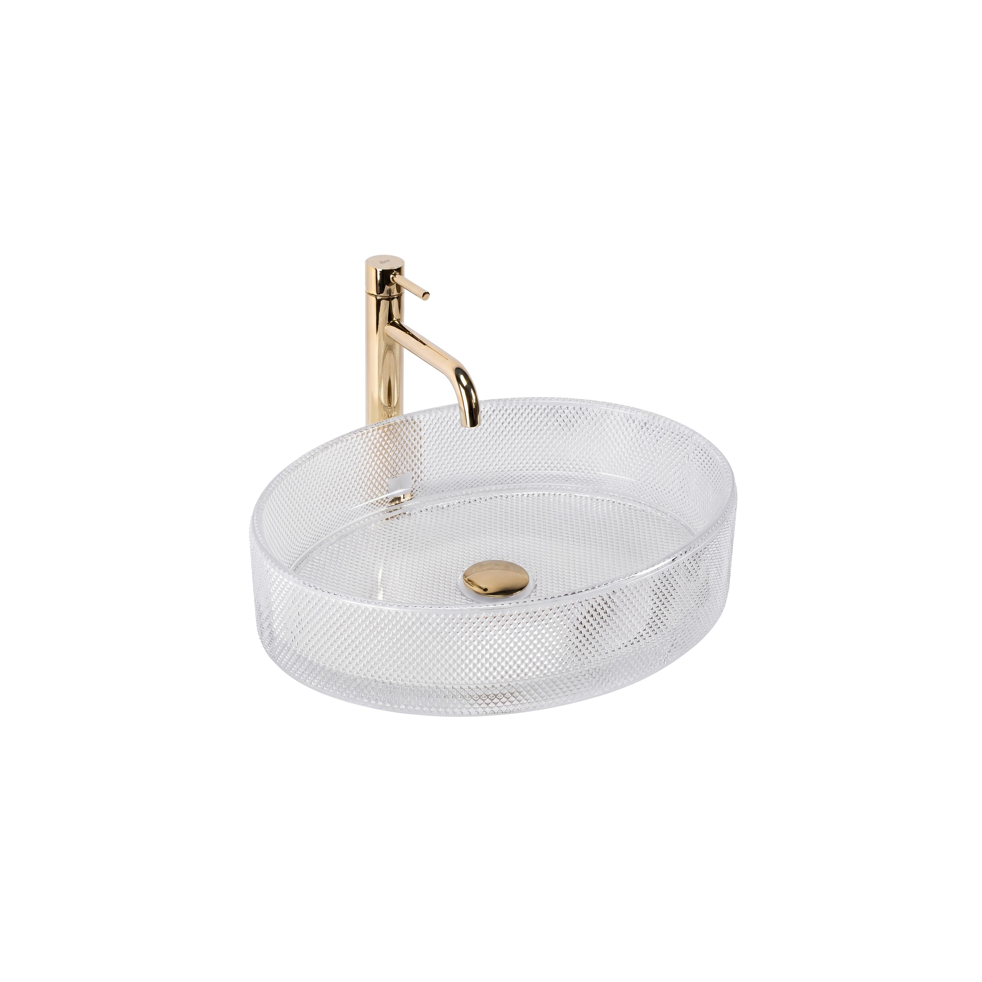 Countertop washbasin REA Mirella Transparent