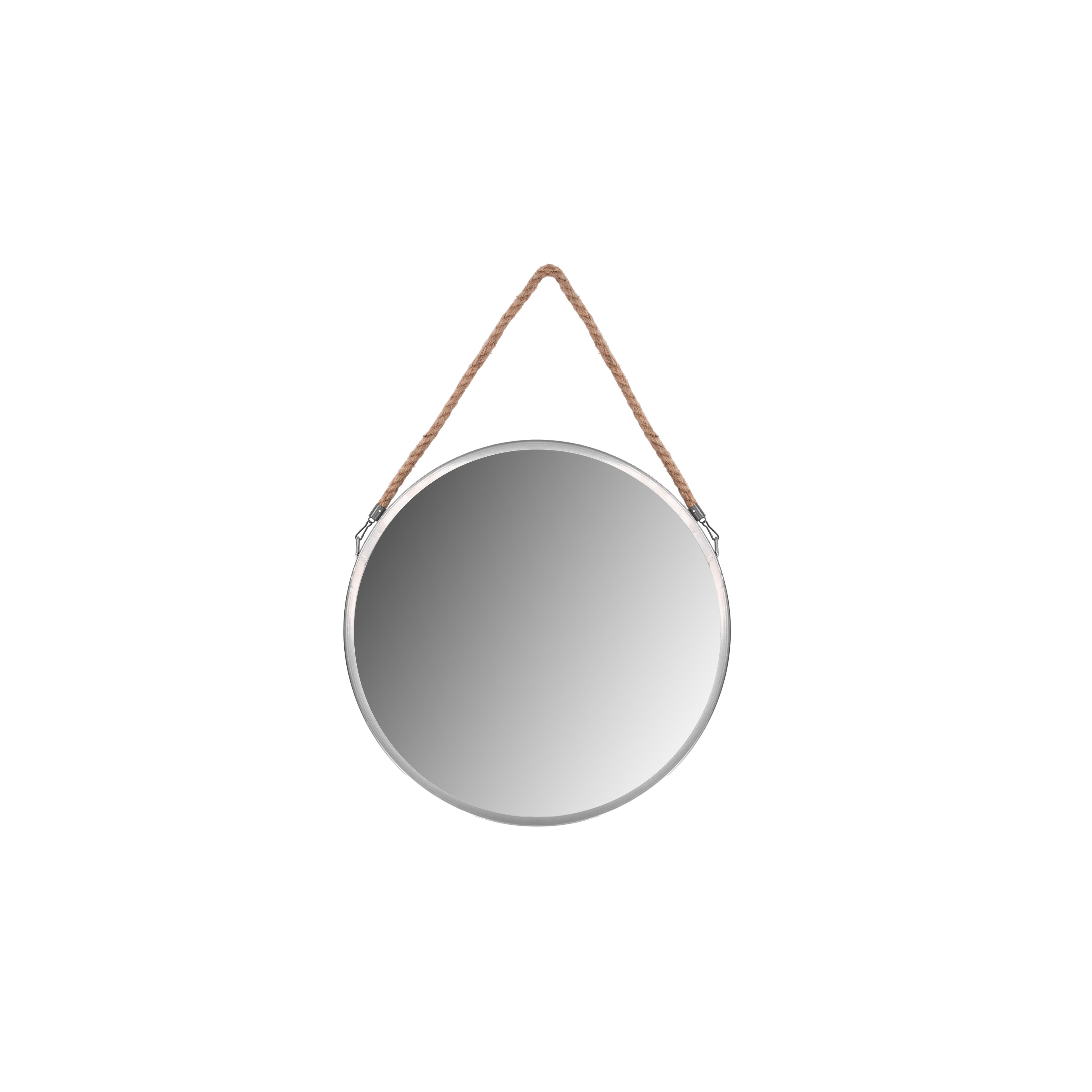 Spiegel mit Seil 40CM silver KLMH-0410S-1
