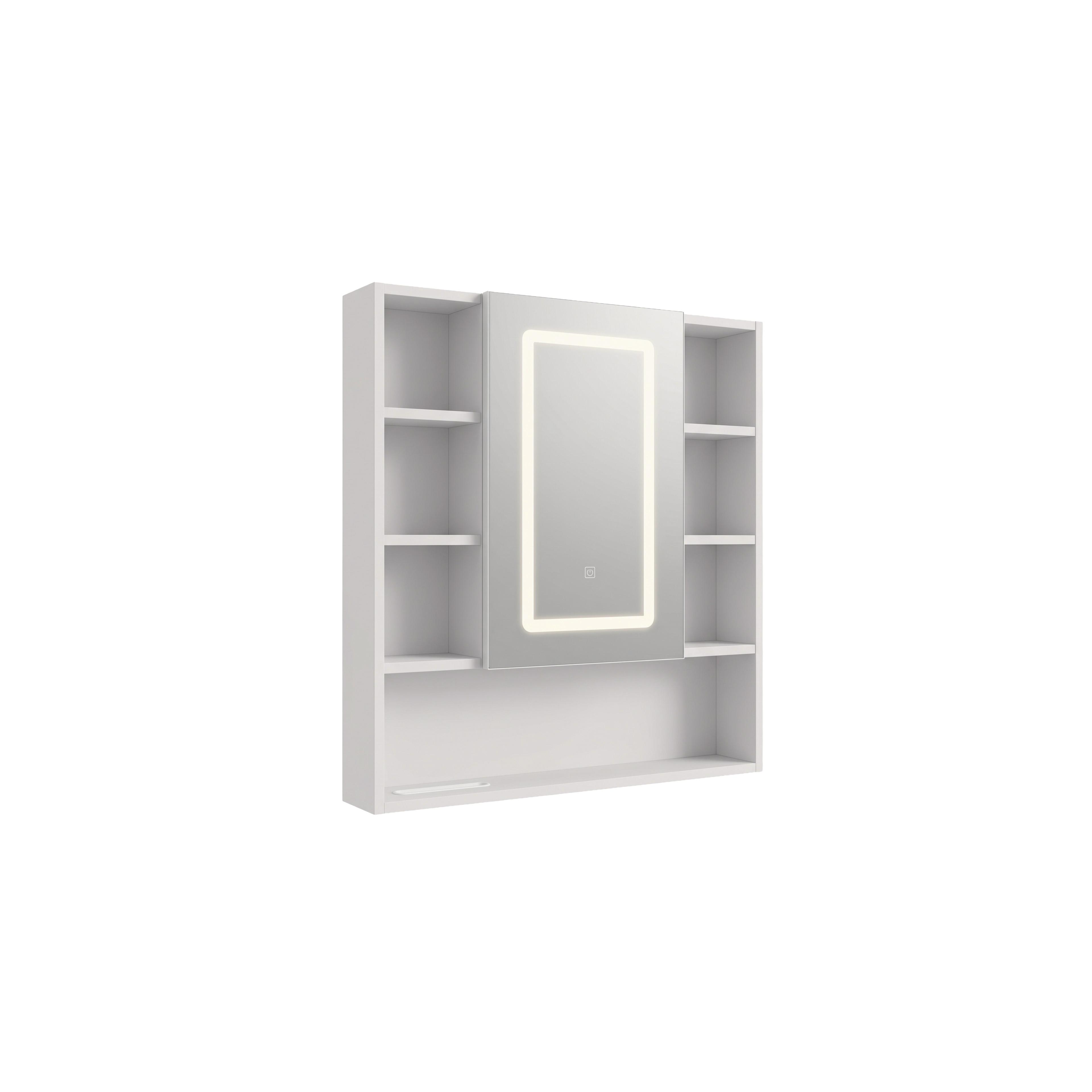 LED-Spiegelschrank Rea Luna 70x80cm