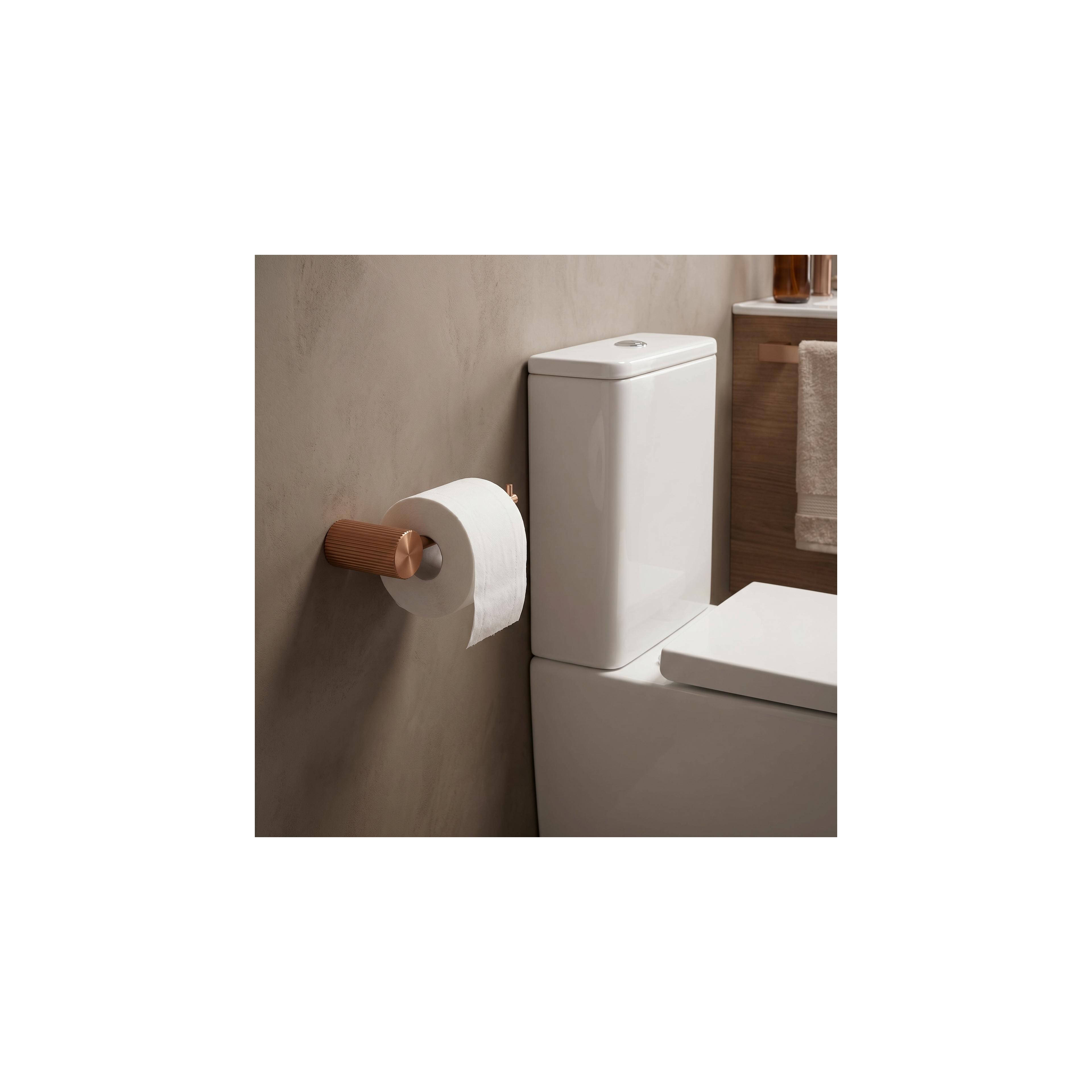 Halter für Toilettenpapier 64105 SOLO Brush Copper
