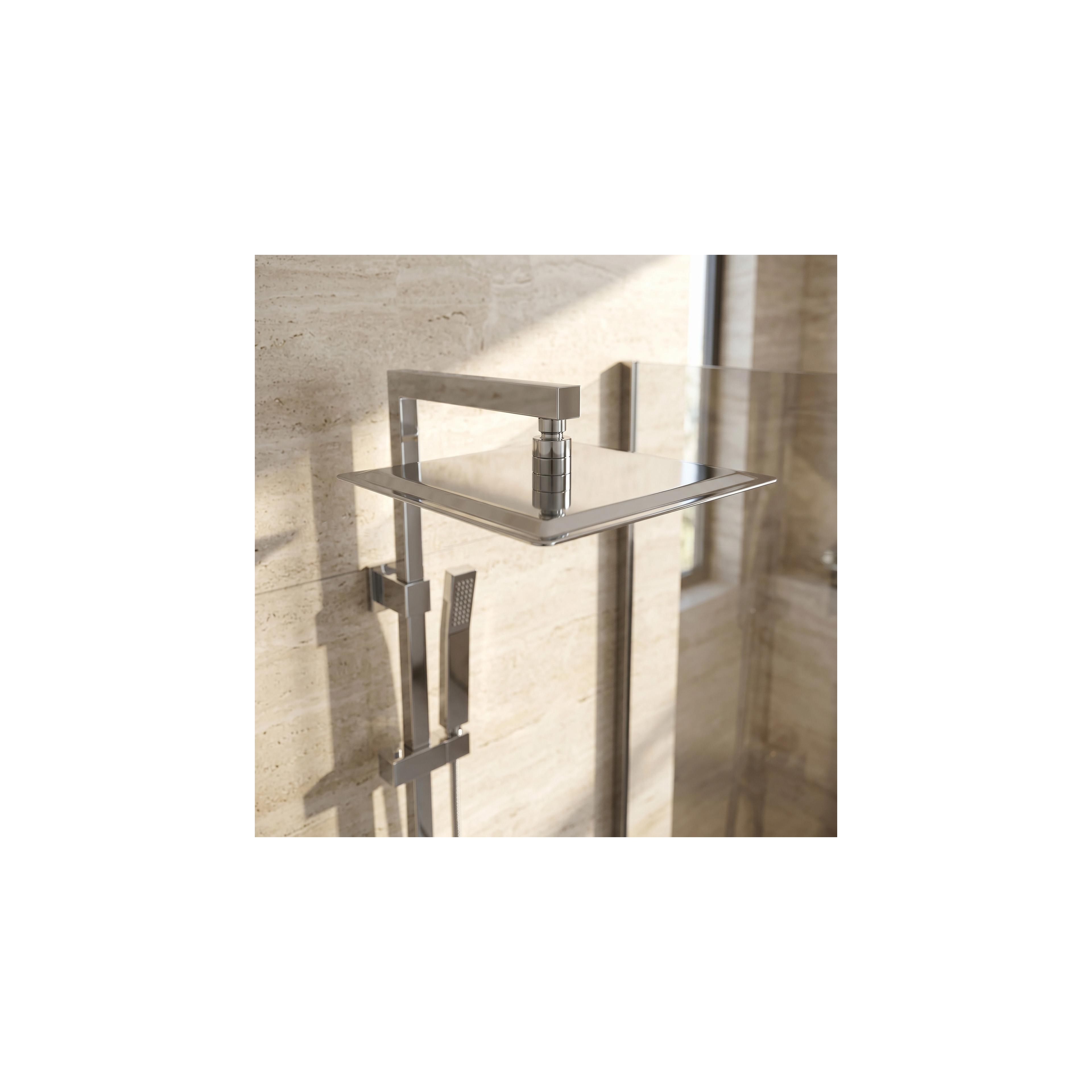 Kvadratna tuš ruža REA JS-P015 25cm Chrome