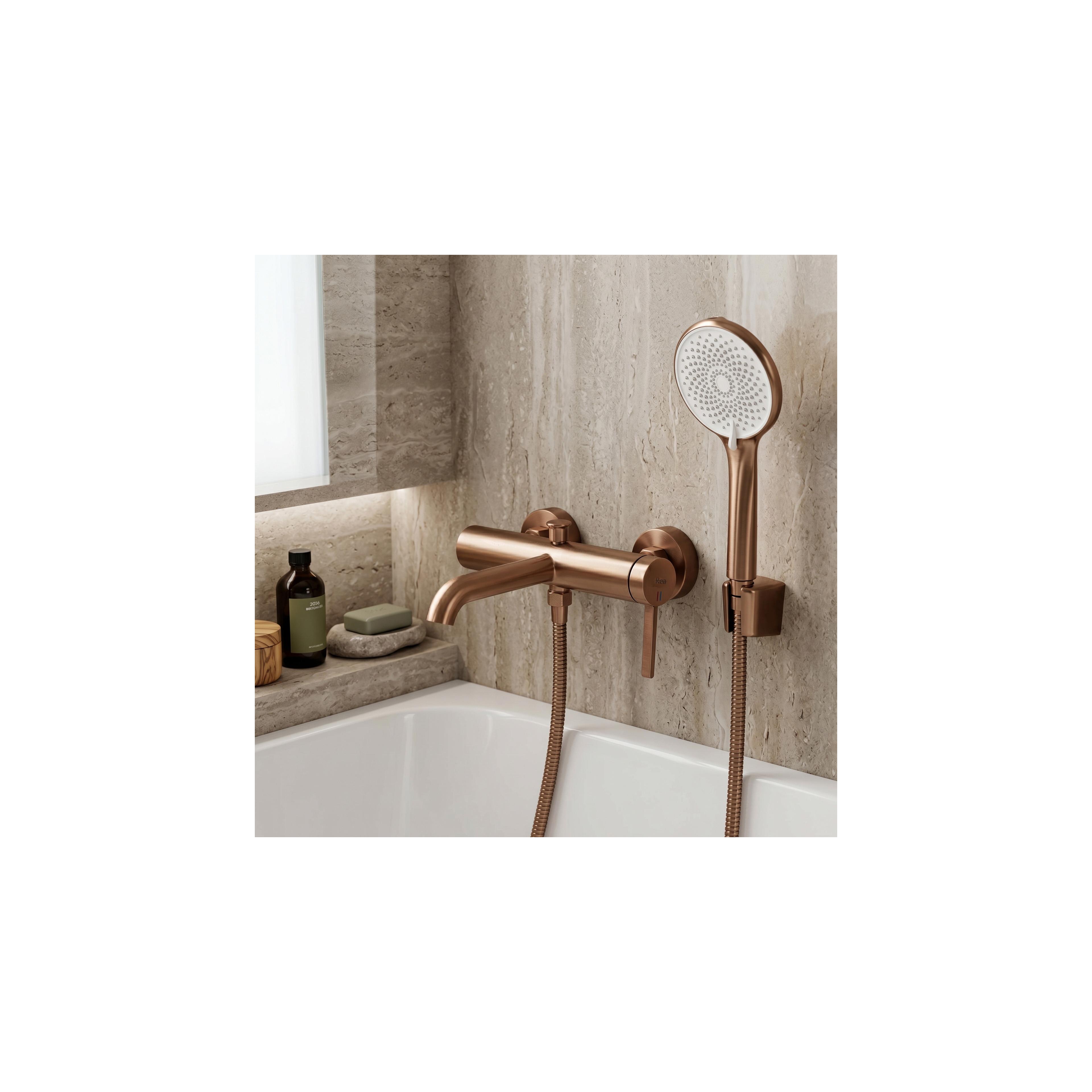 Wannenarmatur REA Rivo Brush Copper