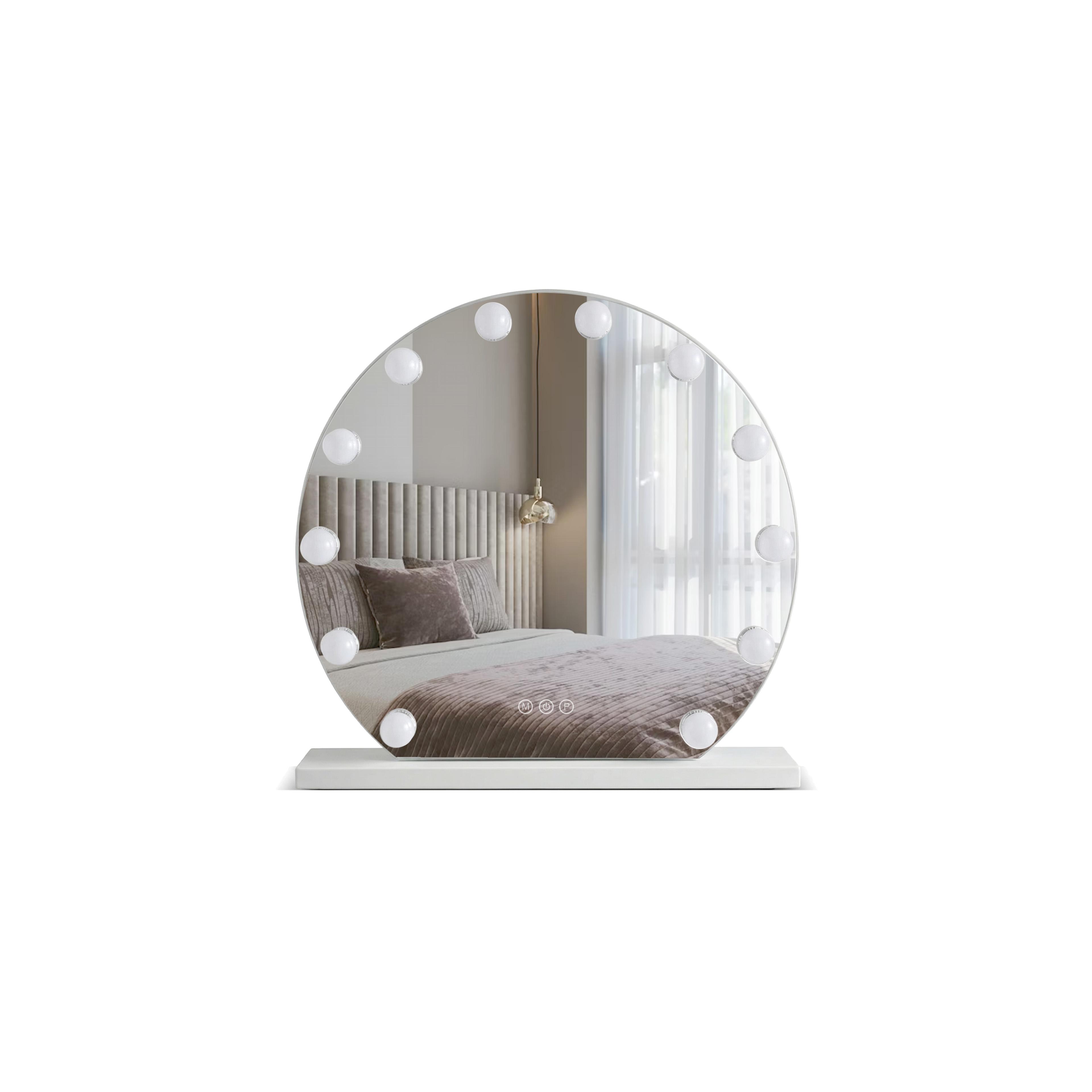 Spiegel LED HOLLYWOOD White 50 cm