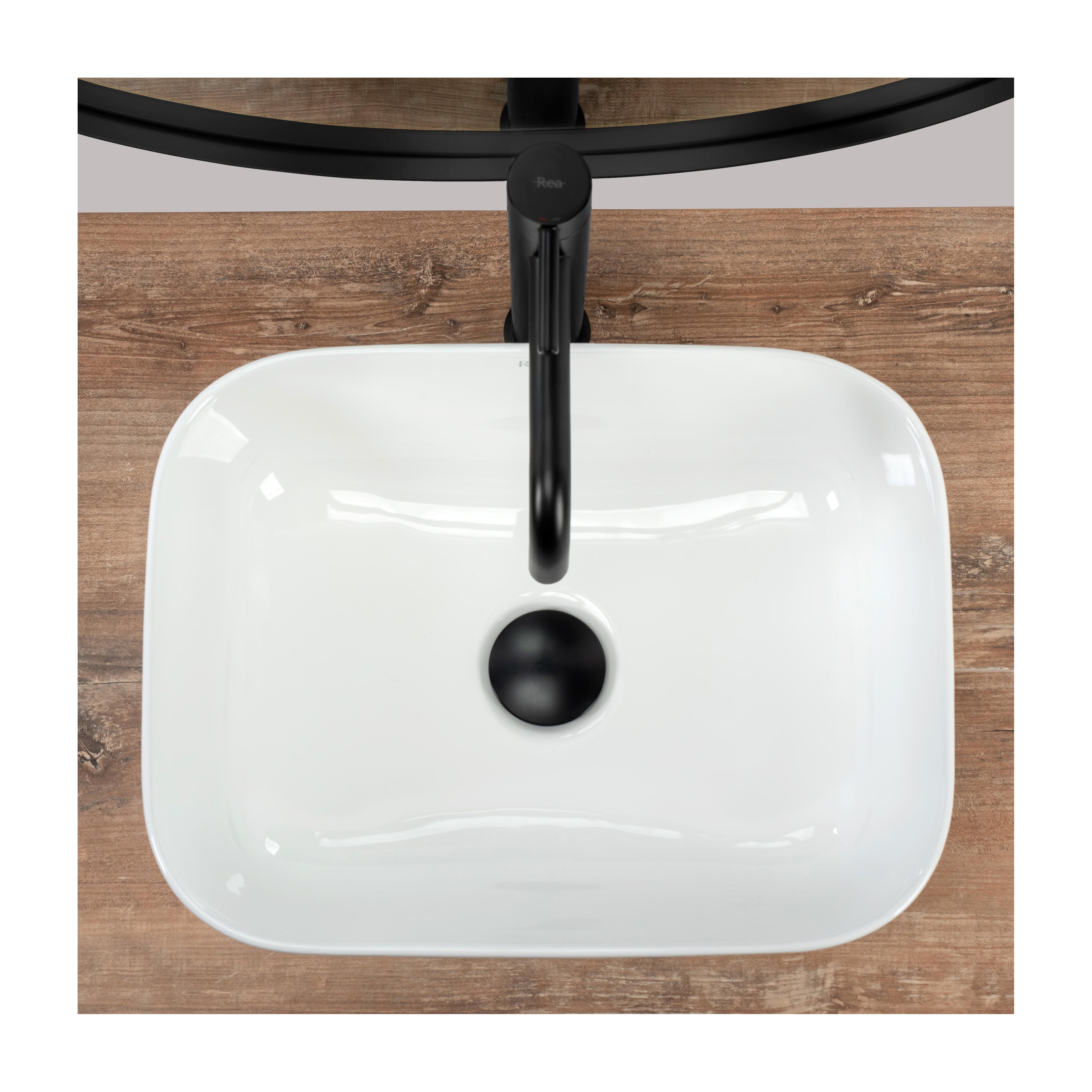 Vasque à poser Rea Demi Mini White