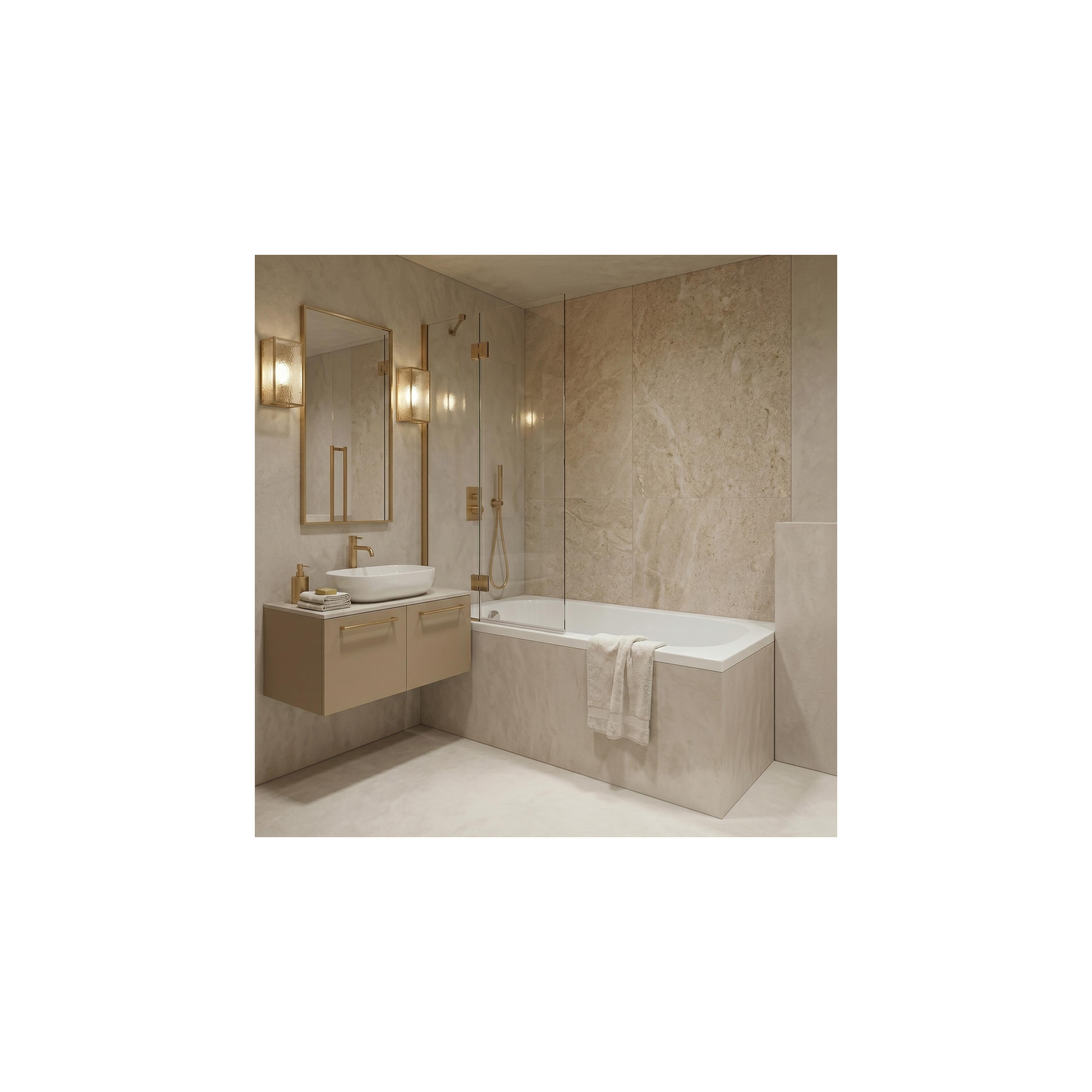 Acryl-Einbaubadewanne Rea Gloria 130