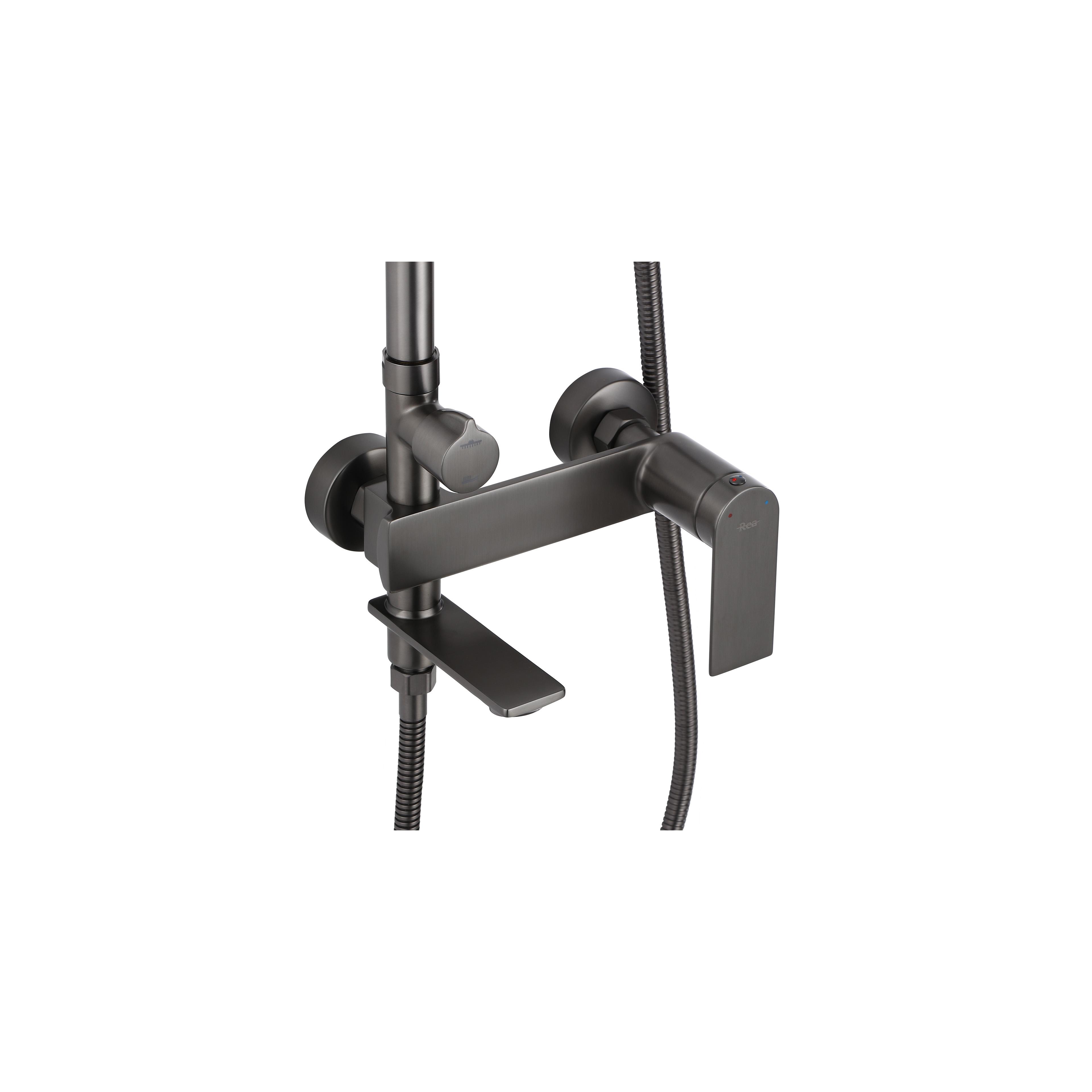 Shower set REA STORM Titanium