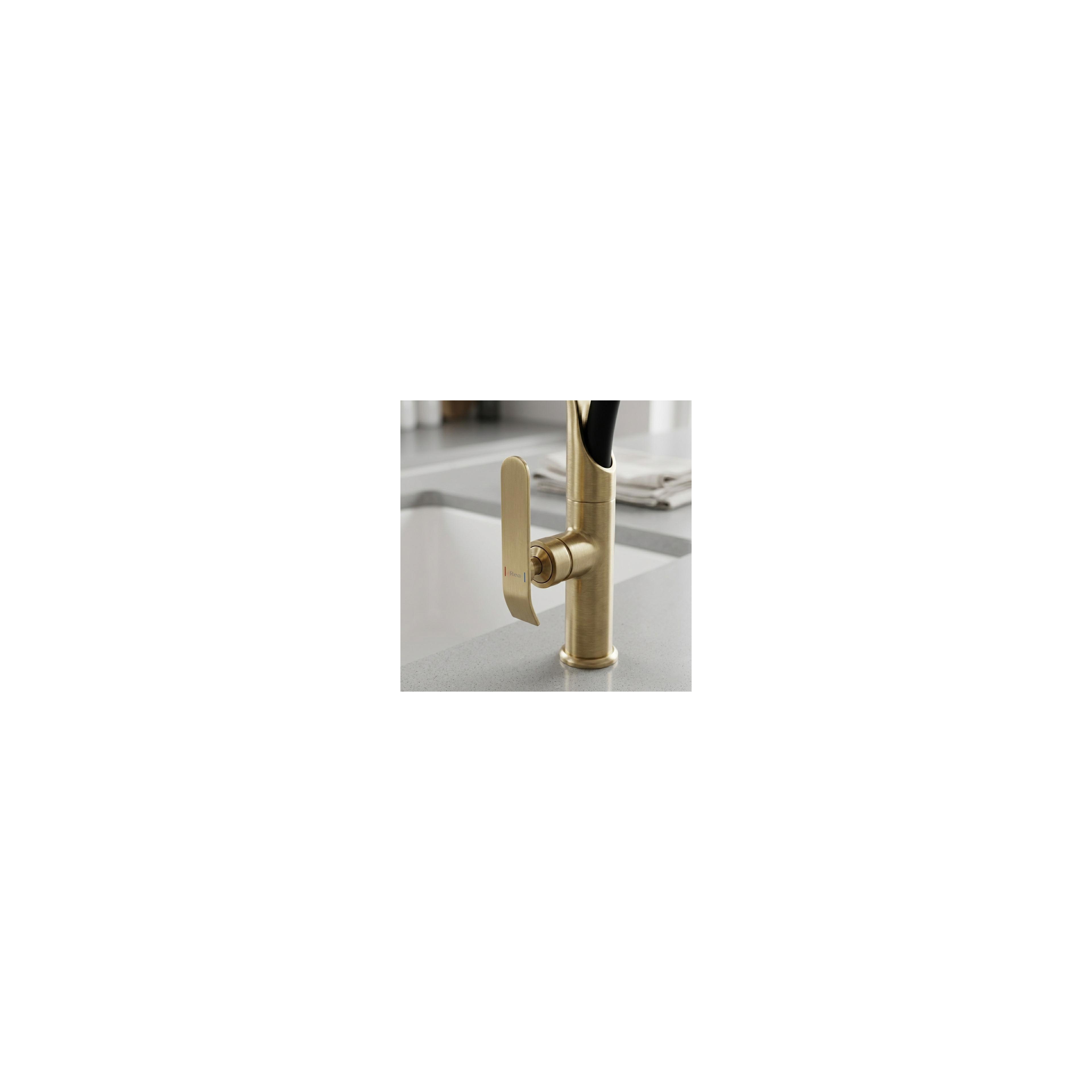 Βρύση κουζίνας Rea Castor Gold Brush
