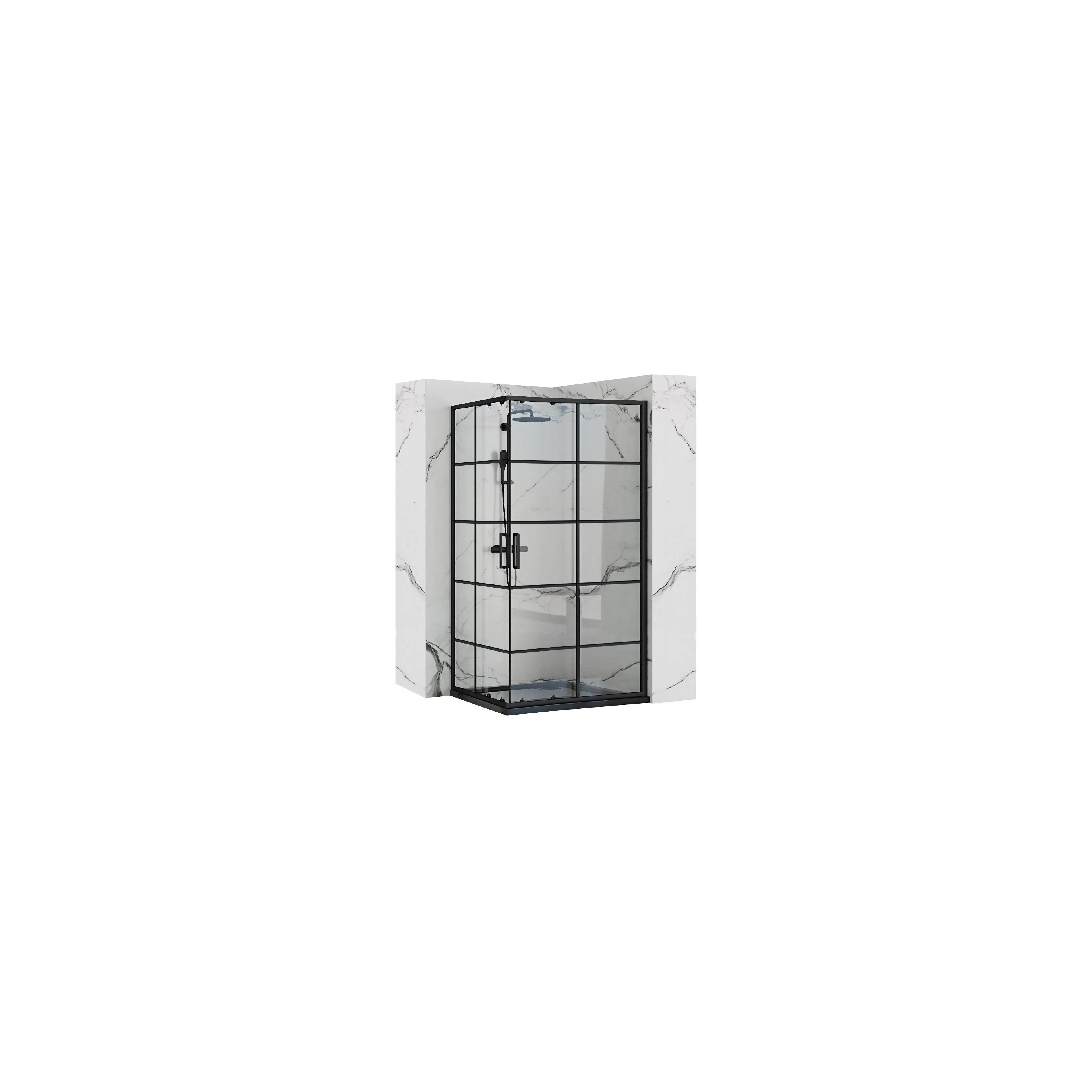 Duschkabine Rea Concept Black 80x100