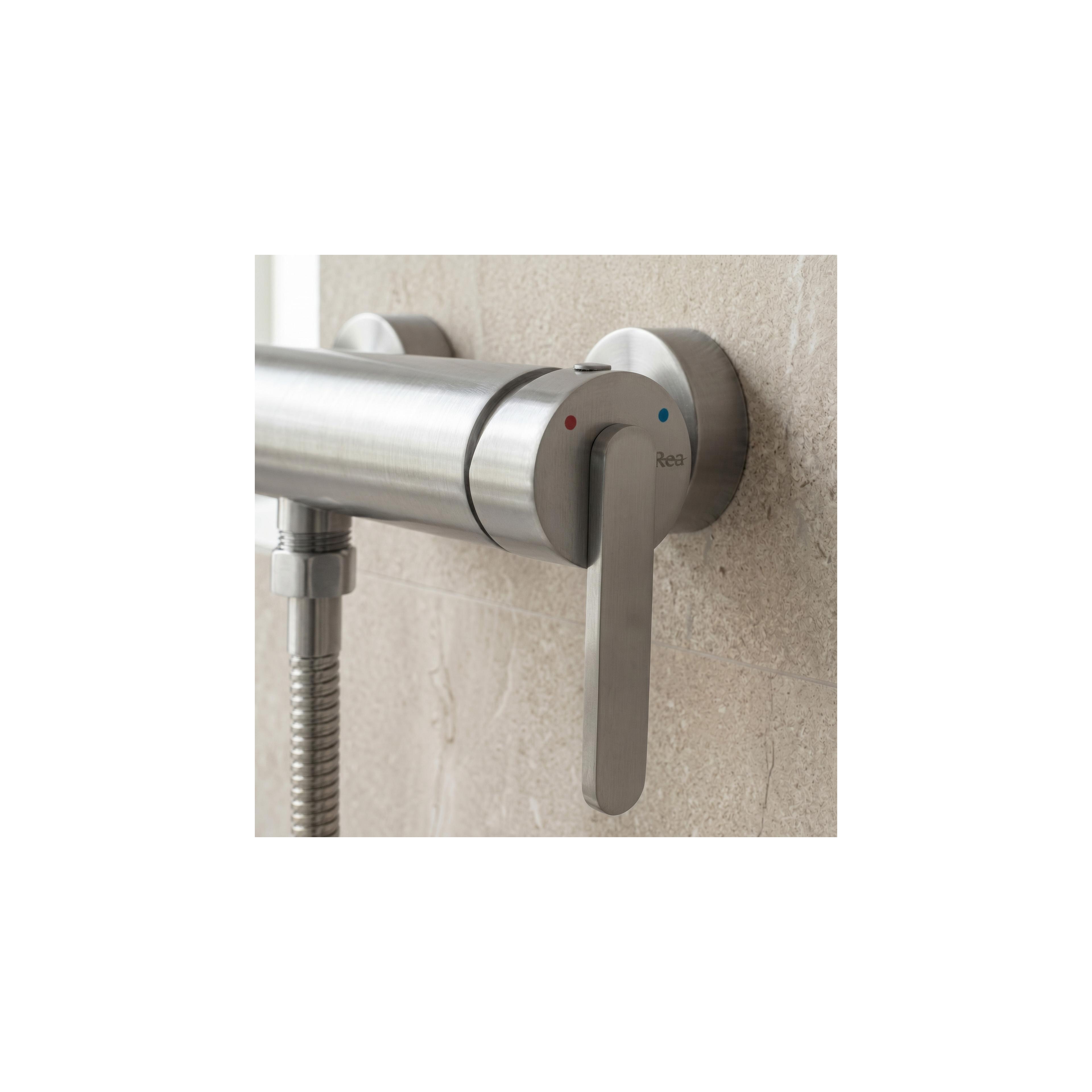 Wannenarmatur REA Ontario Side Brush Nickel