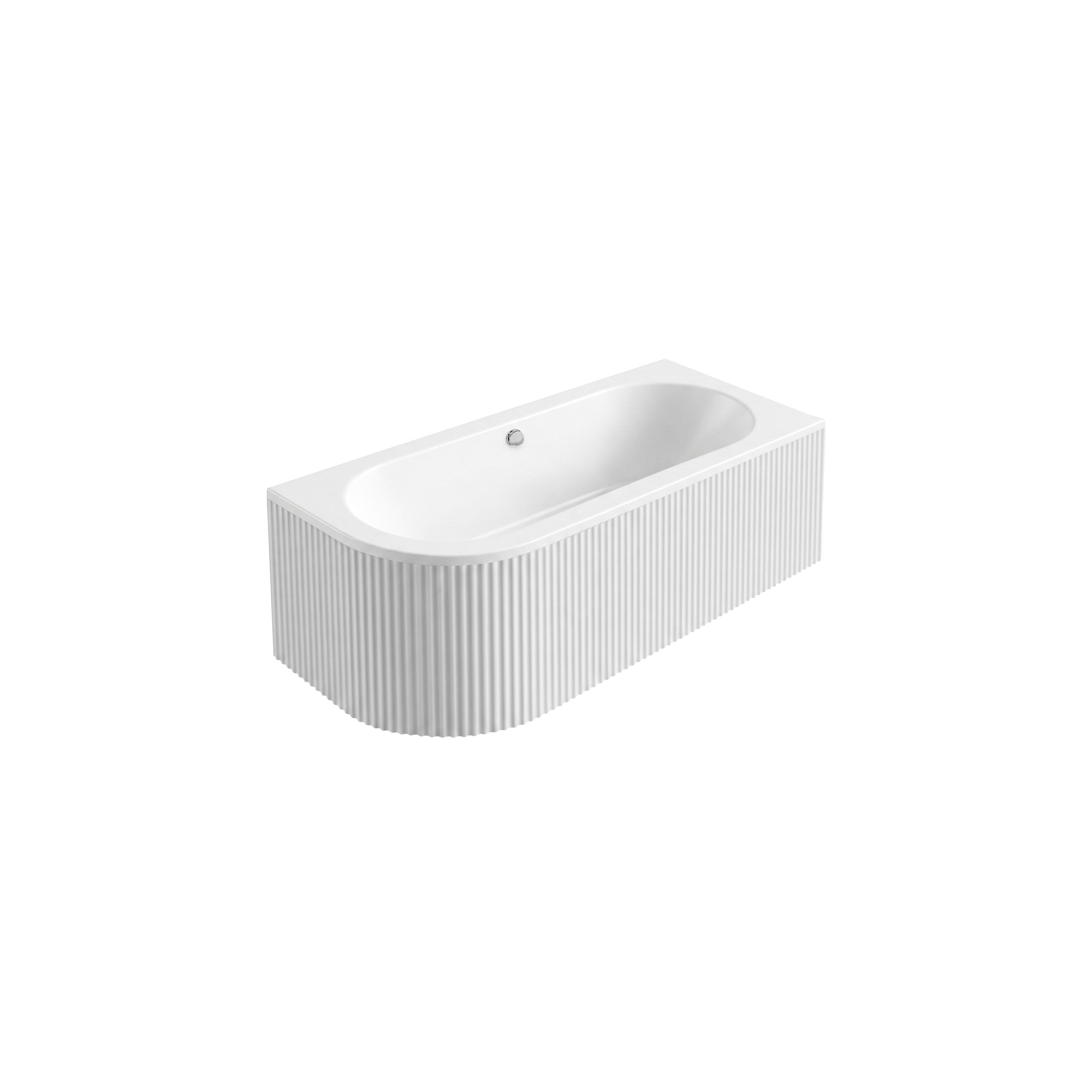 Acryl Eckbadewanne Rea Orion Stripe Right 170cm