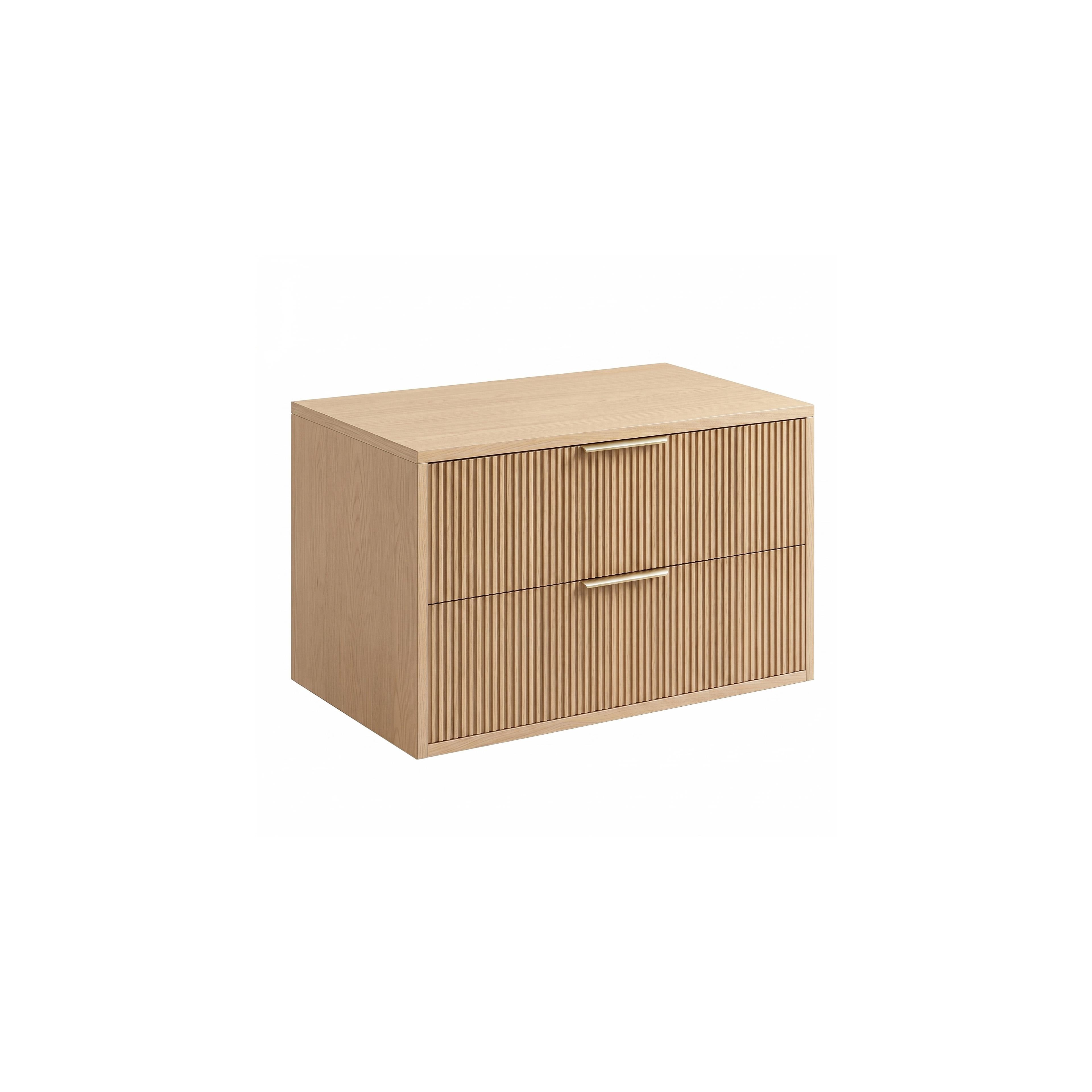 Waschtischunterschrank Rea Mono 80cm Beige