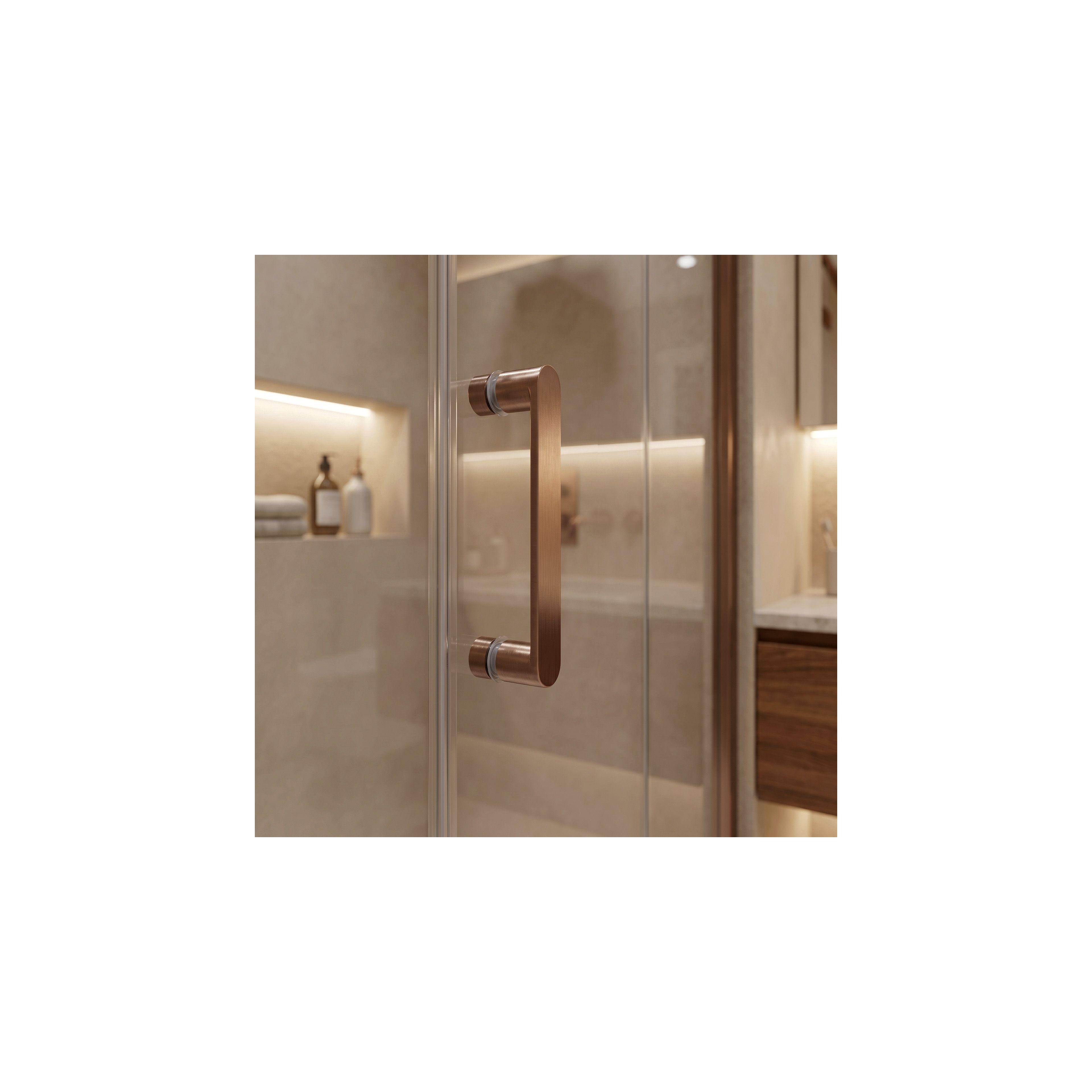 Duschkabine Rea Bruno 120x90 Brush Copper