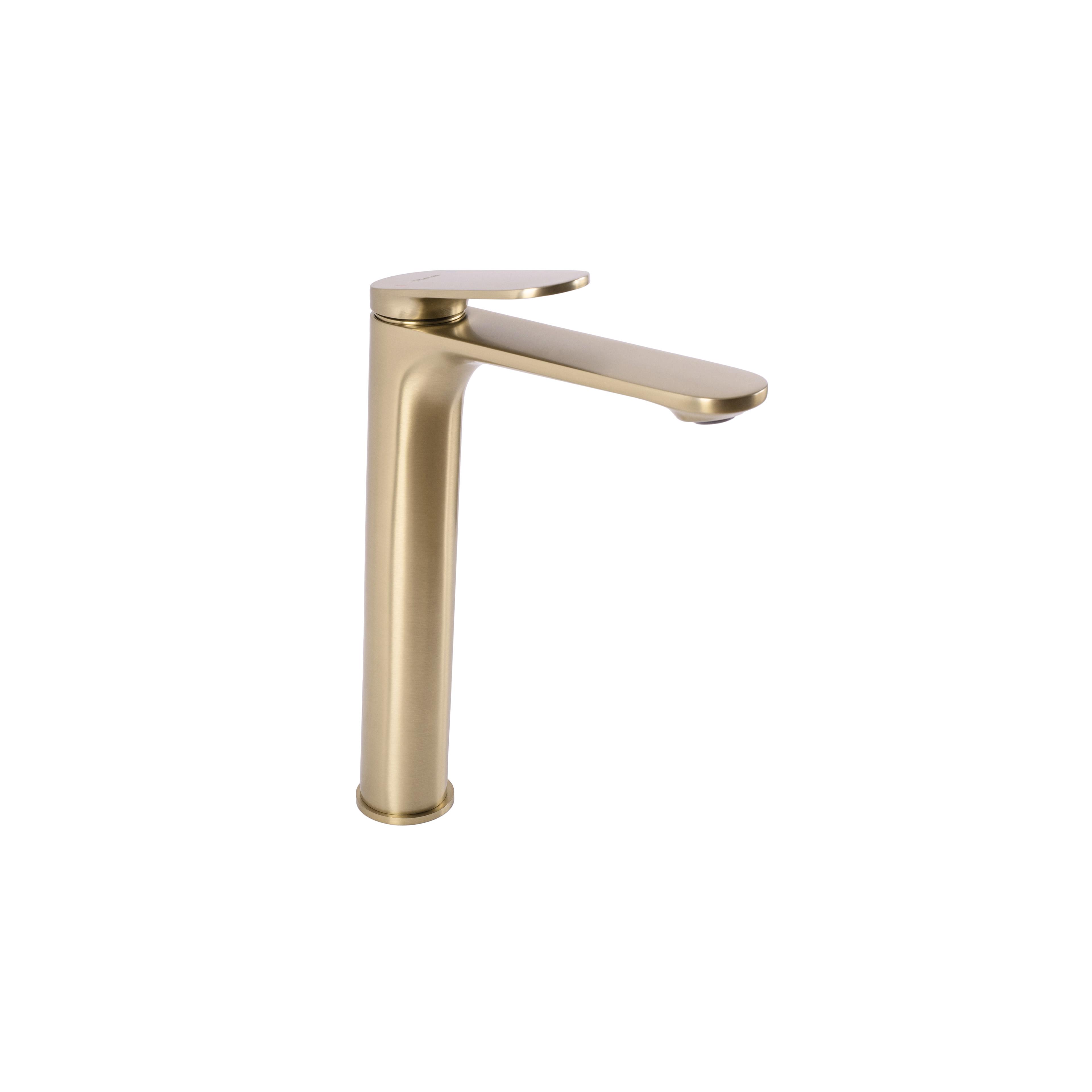 Waschbeckenarmatur Rea Marco Brush Gold high