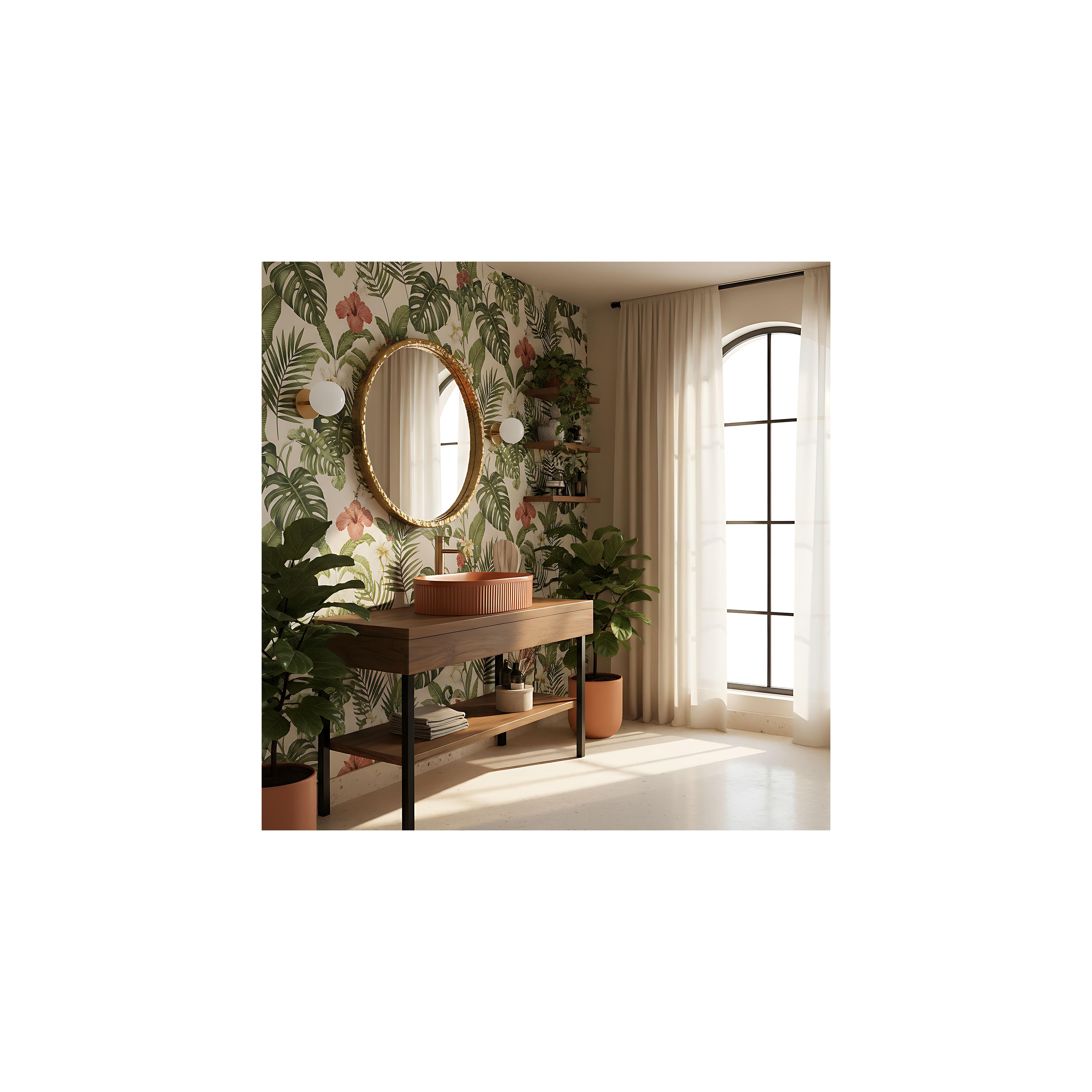 Countertop washbasin Rea Vanda Cinnamon Matt